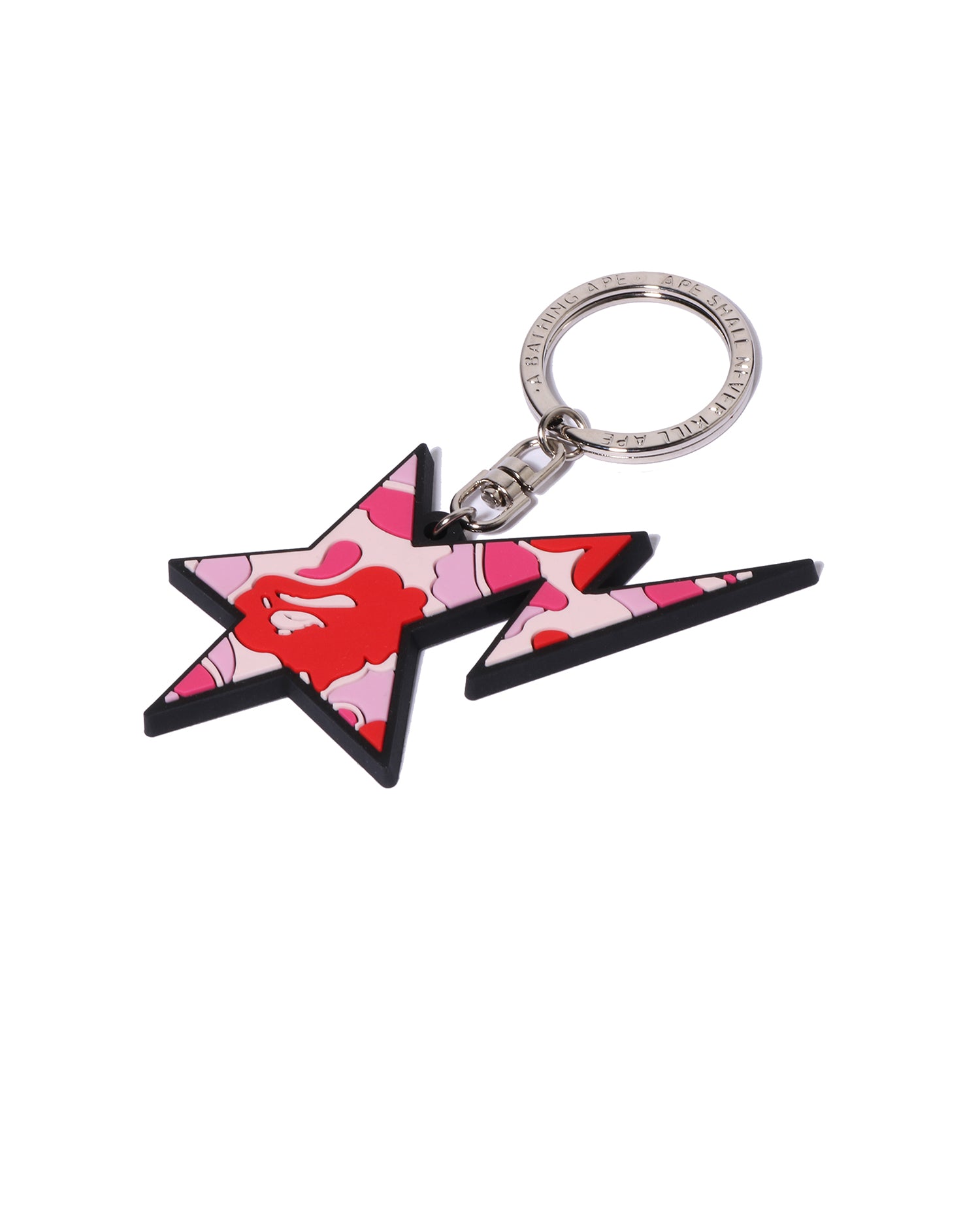 A BATHING APE® Abc Camo STA Rubber Keychain | Bape official