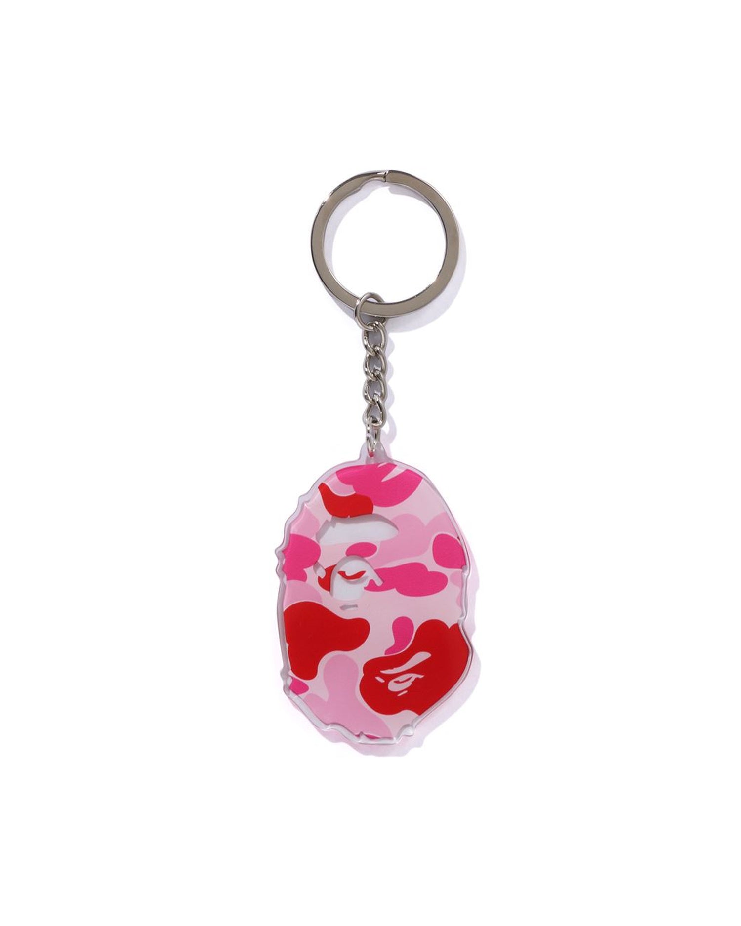 A BATHING APE® Abc Camo Ape Head Acrylic Keychain | Bape