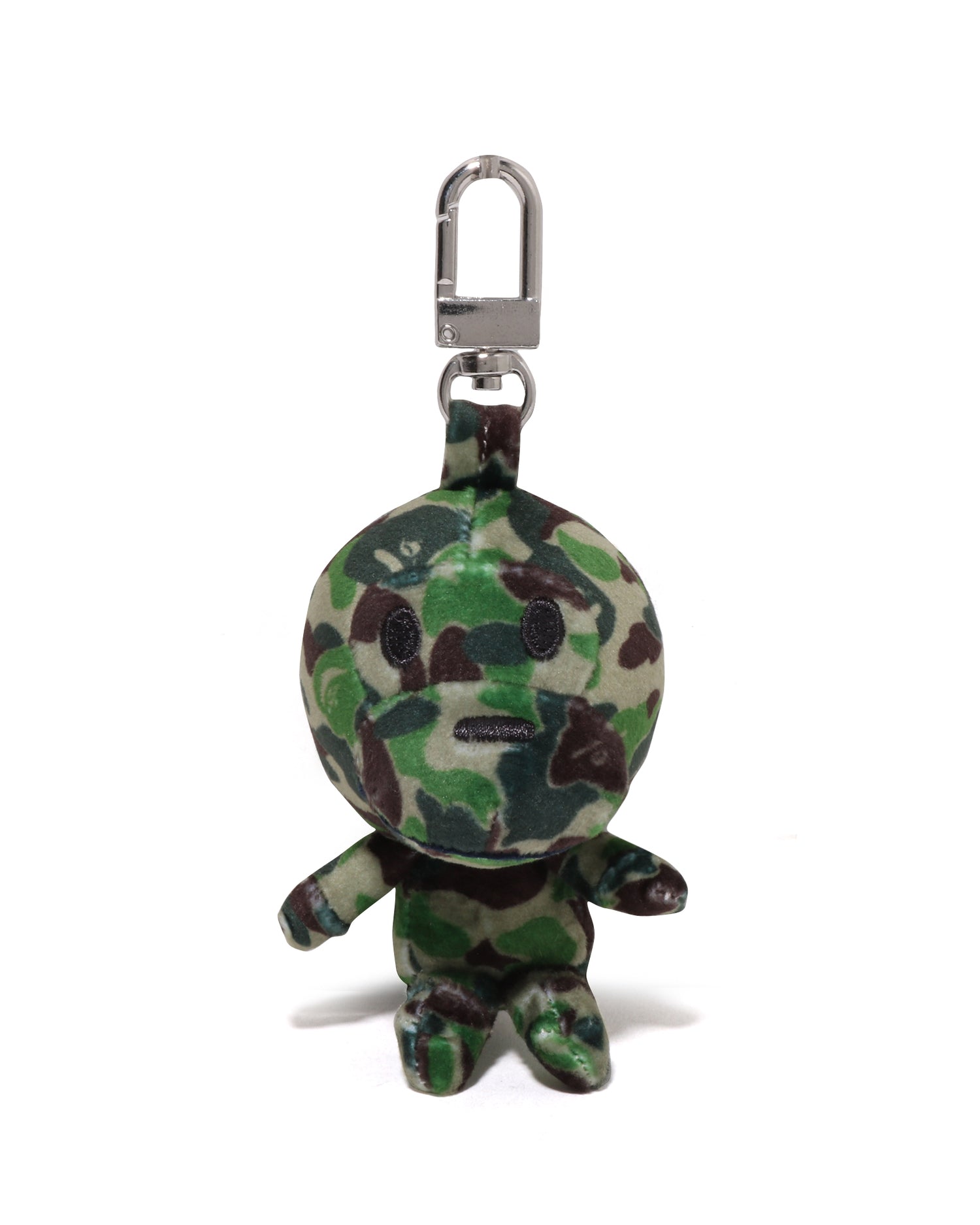 A BATHING APE® Abc Camo Baby Milo Plush Doll Key Chain