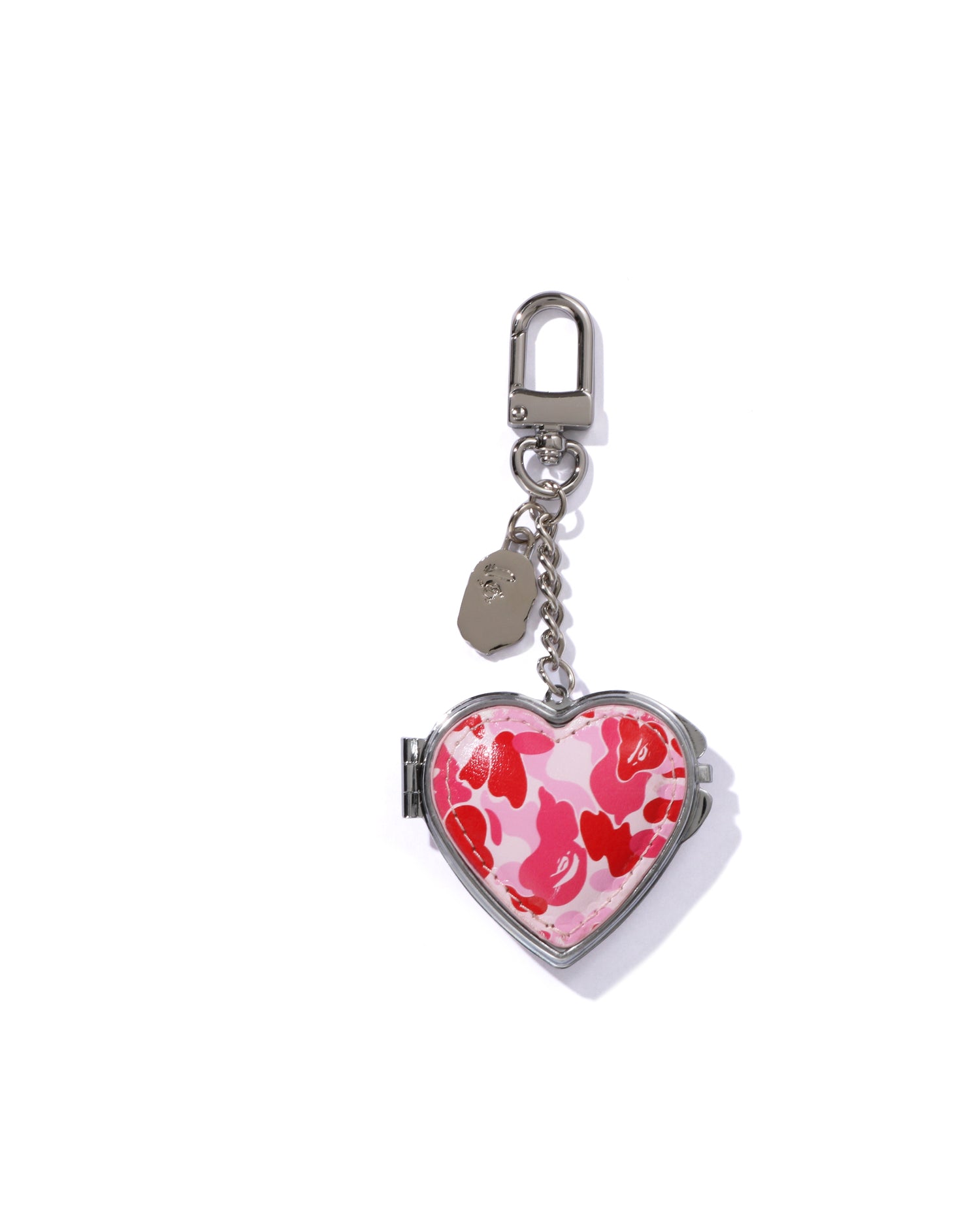A BATHING APE® Abc Camo Heart Mirror Milo Charm | Bape official