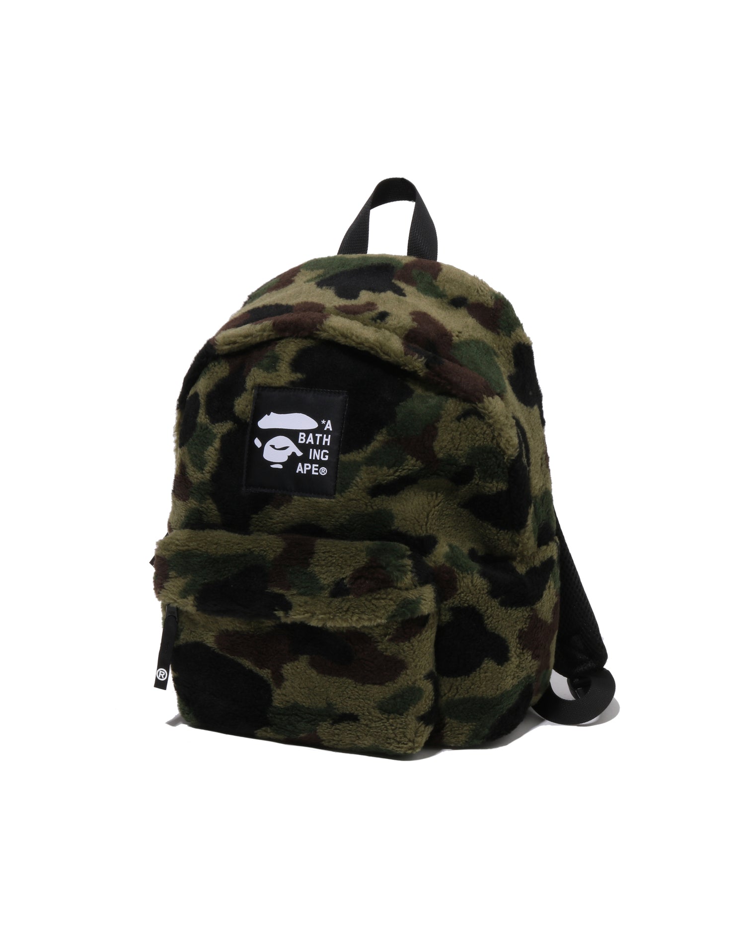 A BATHING APE® Kids 1st Camo Fleece Daypack | Bape official