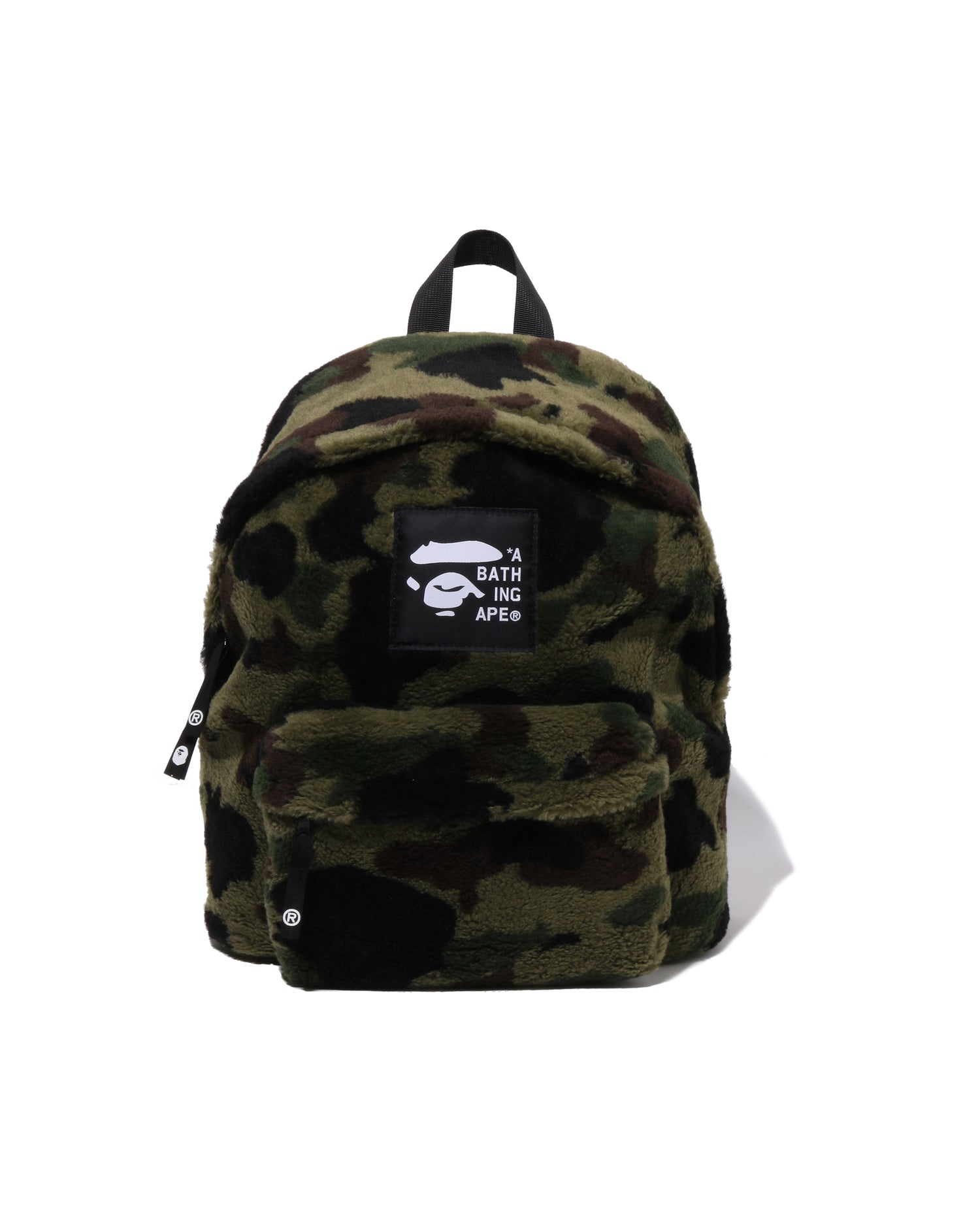 A BATHING APE® Kids 1st Camo Fleece Daypack | Bape official