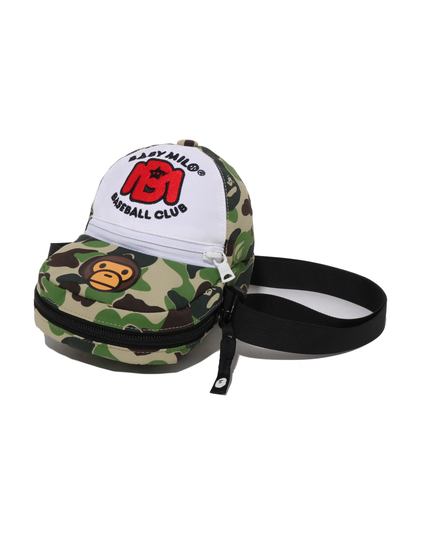 A BATHING APE® Kids Abc Camo Milo Cap Shoulder Bag | Bape official