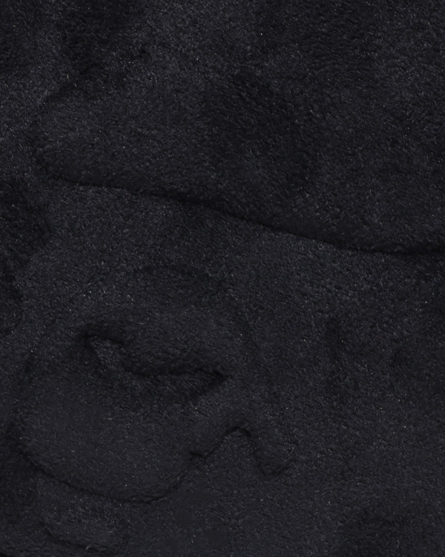 A BATHING APE® Ape Head Suede Embossed Pouch | Bape official