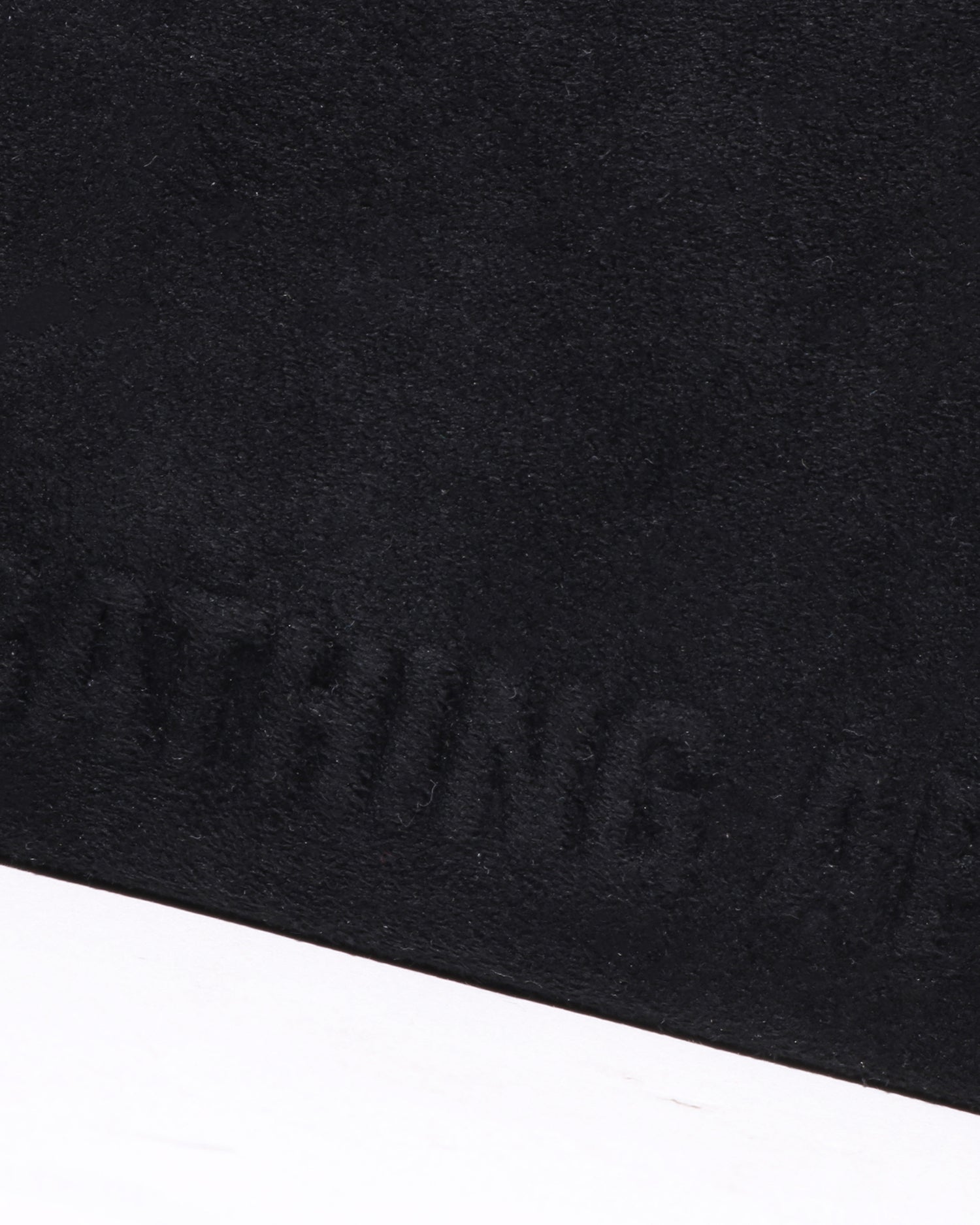 A BATHING APE® Ape Head Suede Embossed Pouch | Bape official