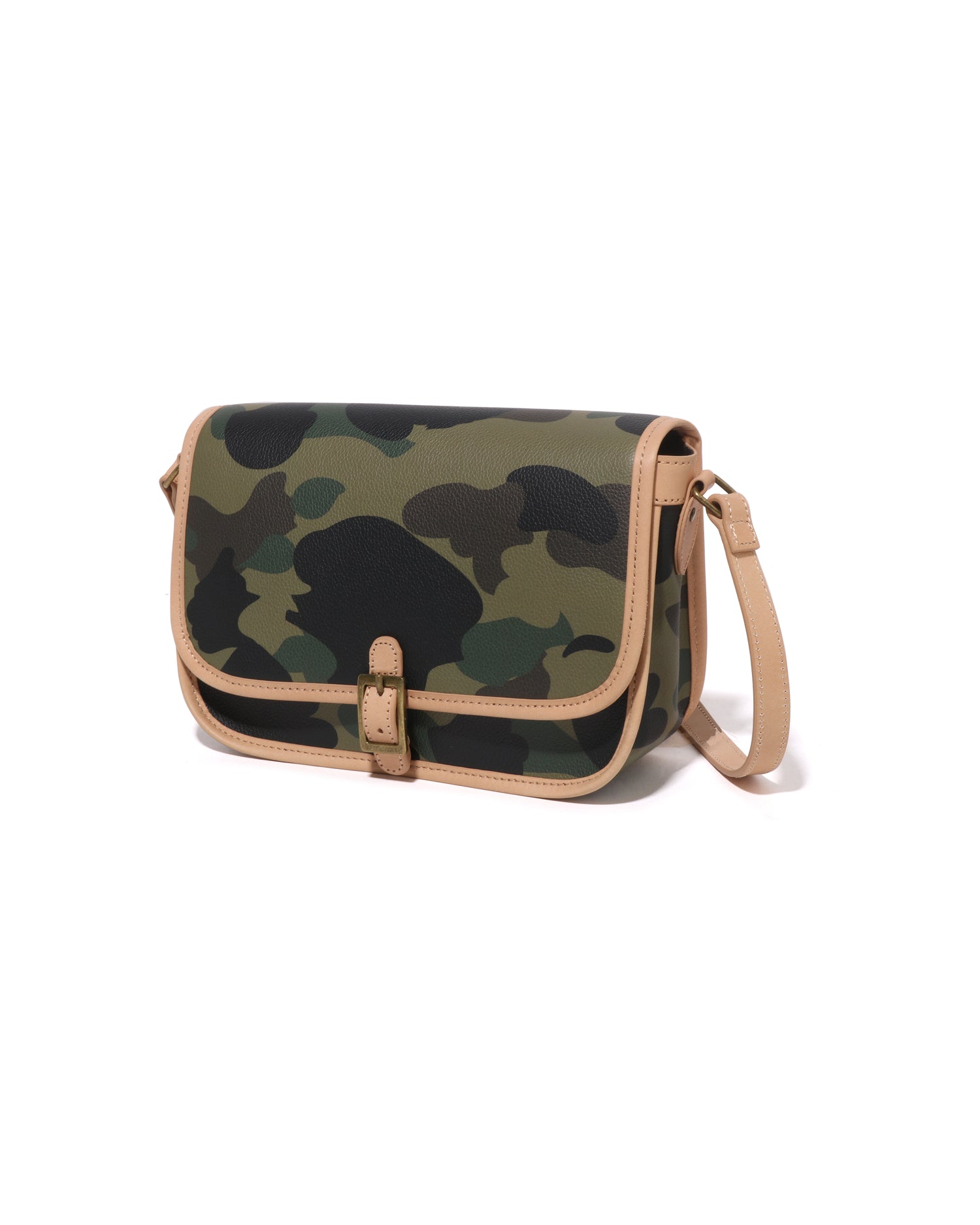 A BATHING APE® 1st Camo Leather Shoulder Bag | Bape official