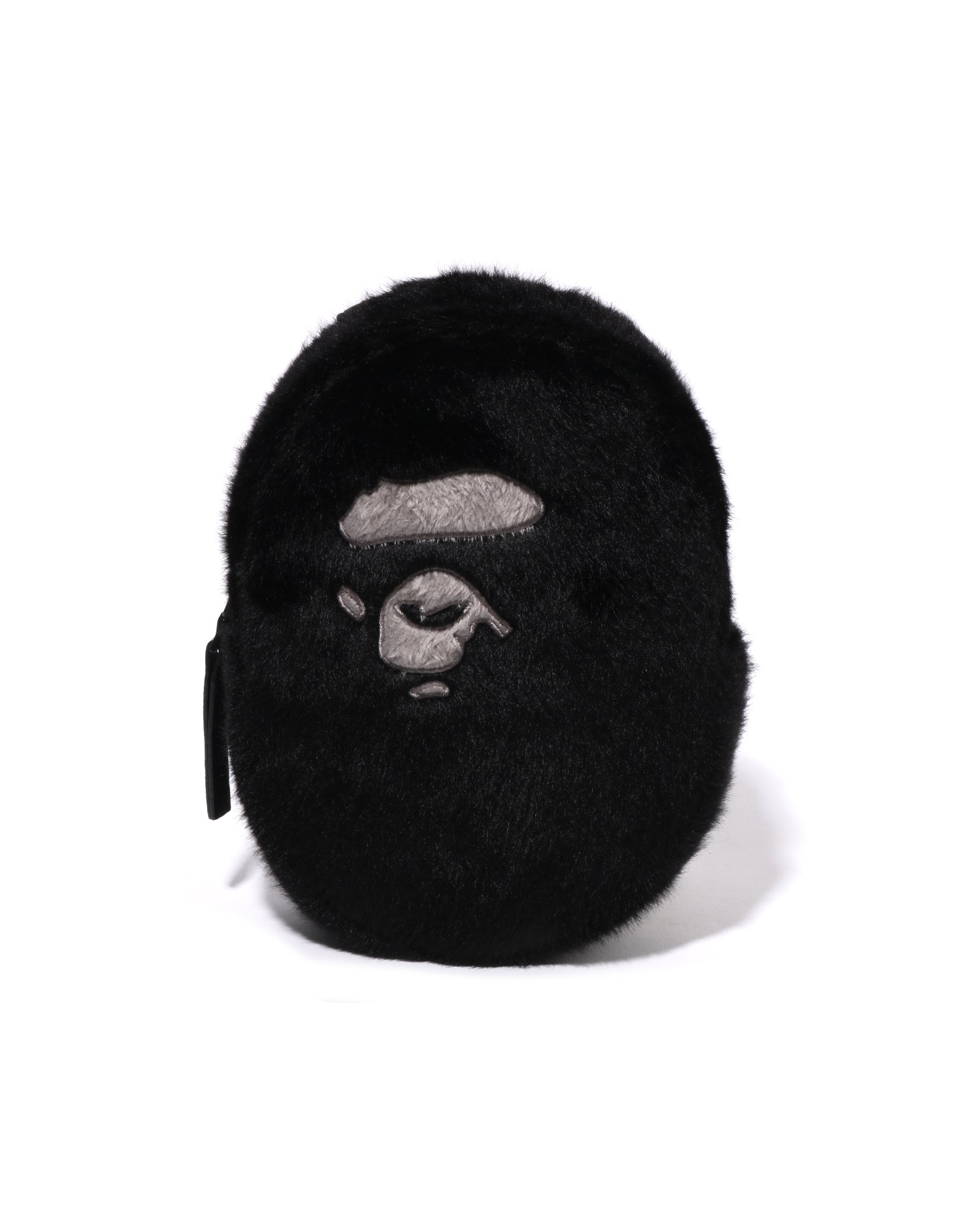 A BATHING APE® Ape Head Faux Fur Mini Shoulder Bag | Bape
