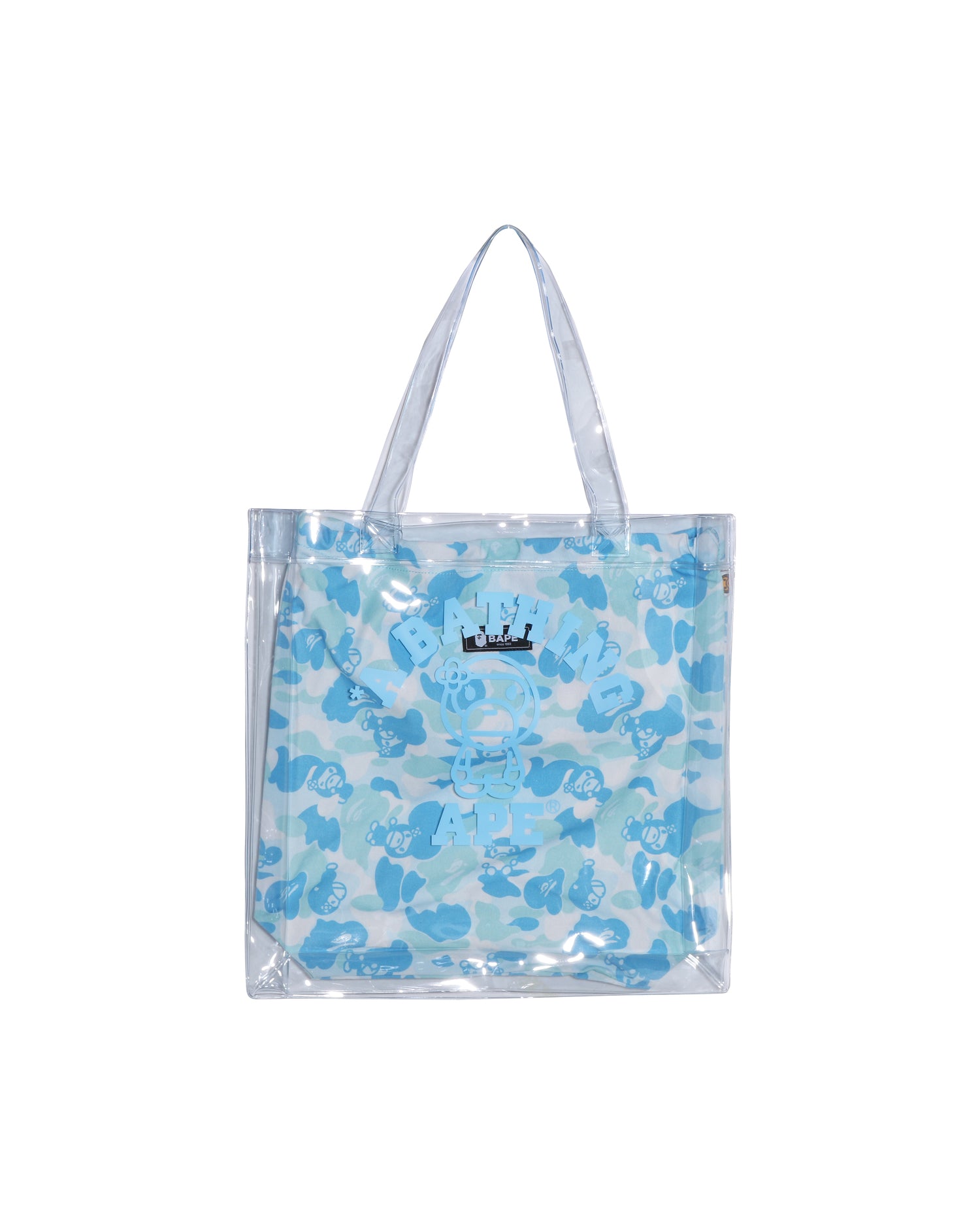 バッグ BATHING APE BABY LISA ABC CAMO TOTE BAG A BATHING APE® Baby Lisa Abc Camo Pvc Bag | Bape official website