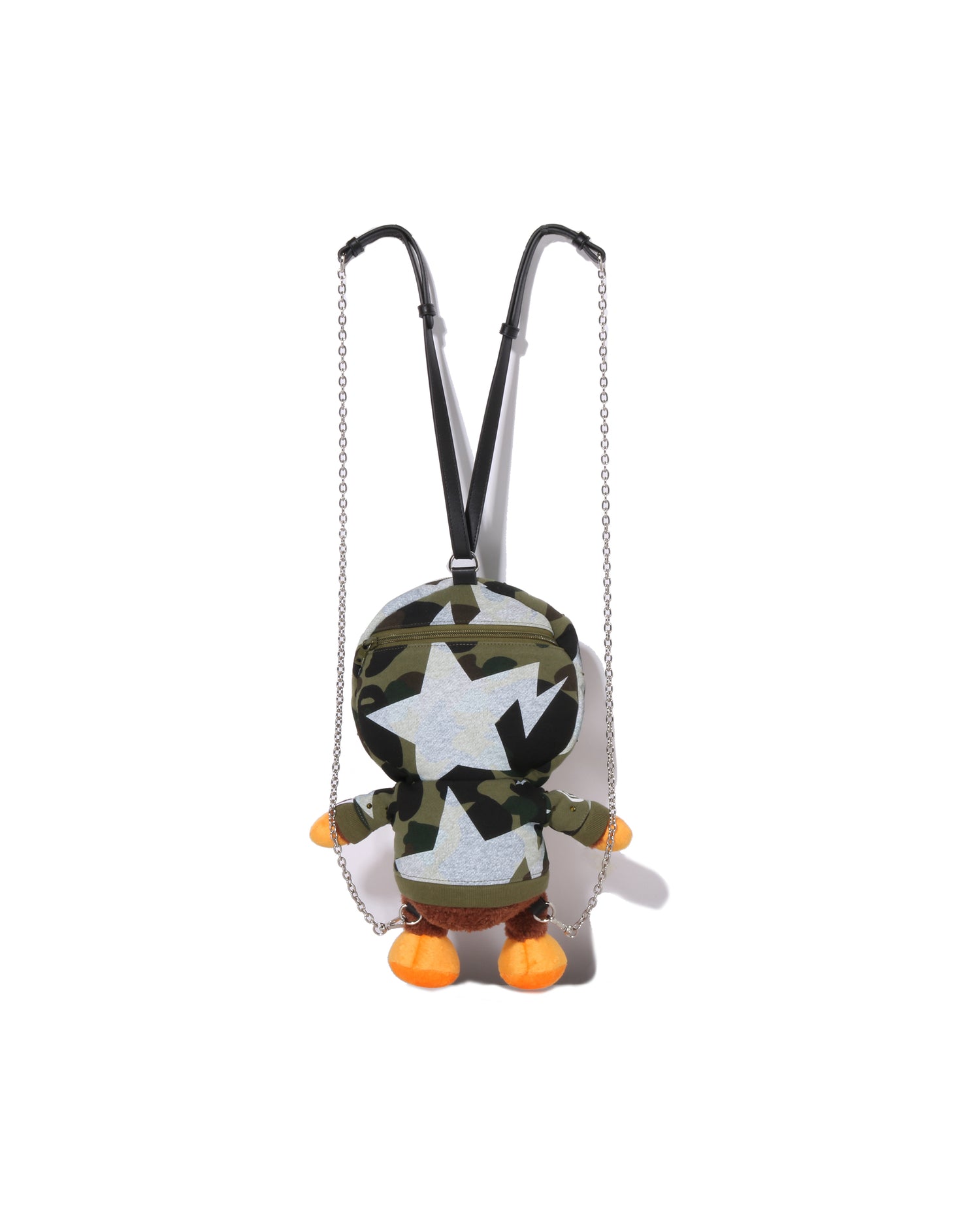 A BATHING APE® Star Overprint 1st Camo Baby Milo Plush Doll