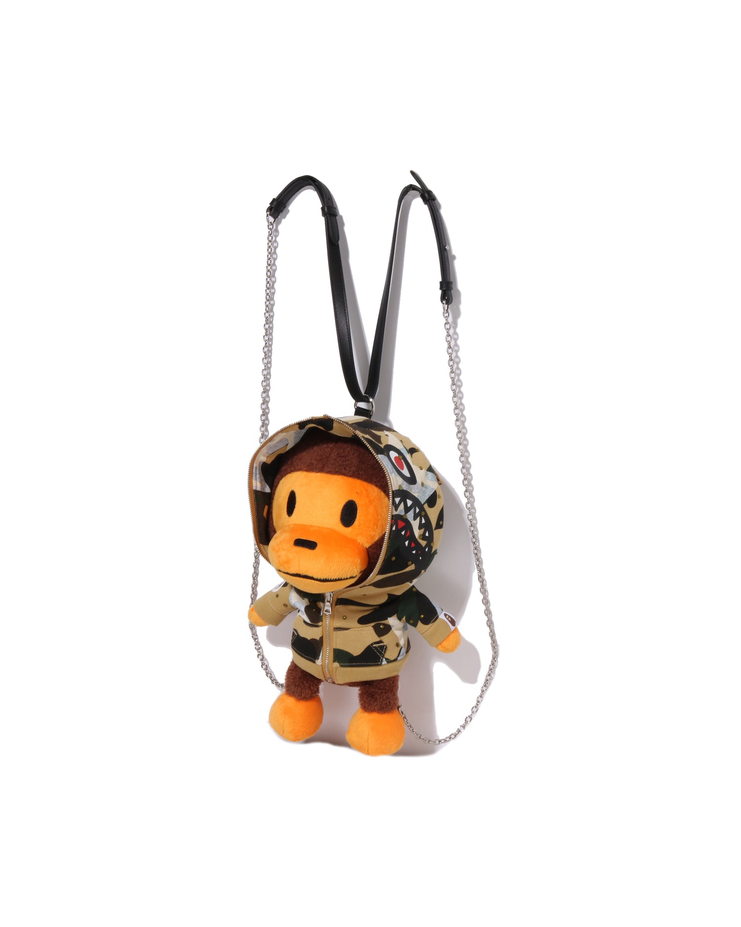 バッグ 1ST CAMO BABY MILO PLUSH DOLL BACKPACK A BATHING APE® Star Overprint 1st Camo Baby Milo Plush Doll