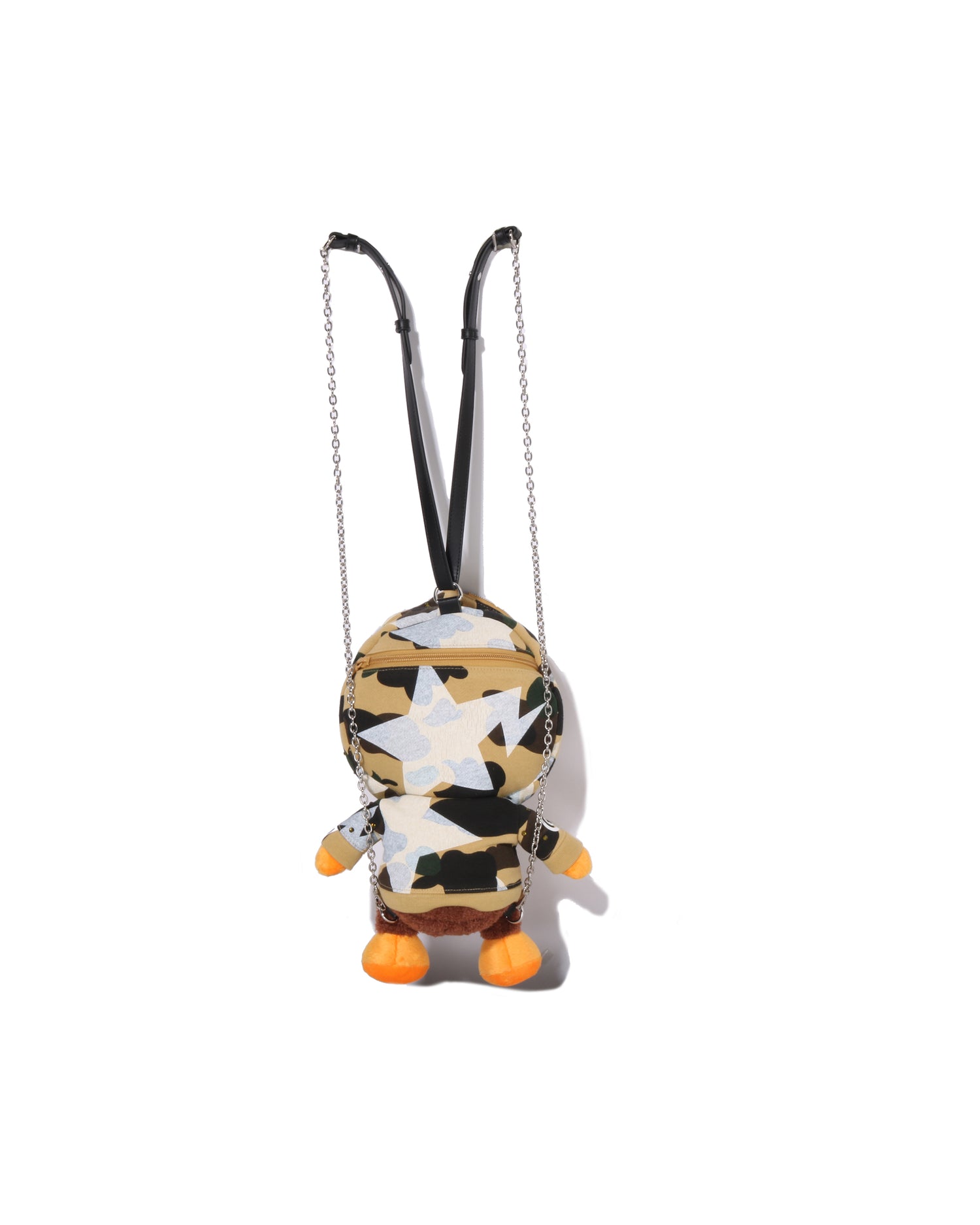 A BATHING APE® Star Overprint 1st Camo Baby Milo Plush Doll