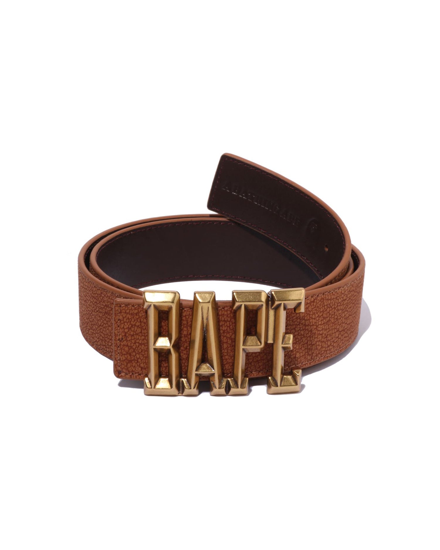 A BATHING APE® College Monogram Reversible Belt | Bape official