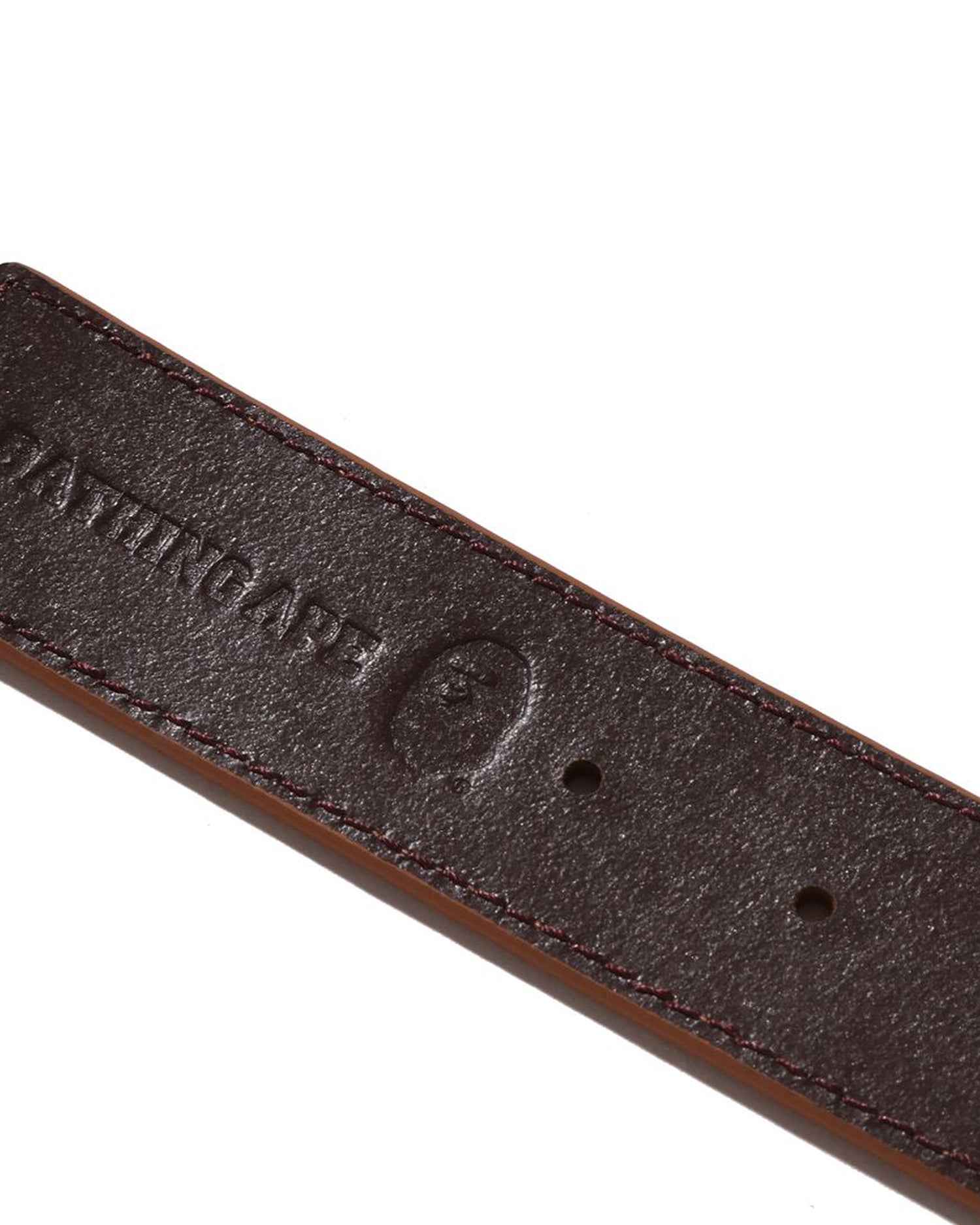A BATHING APE® College Monogram Reversible Belt | Bape official
