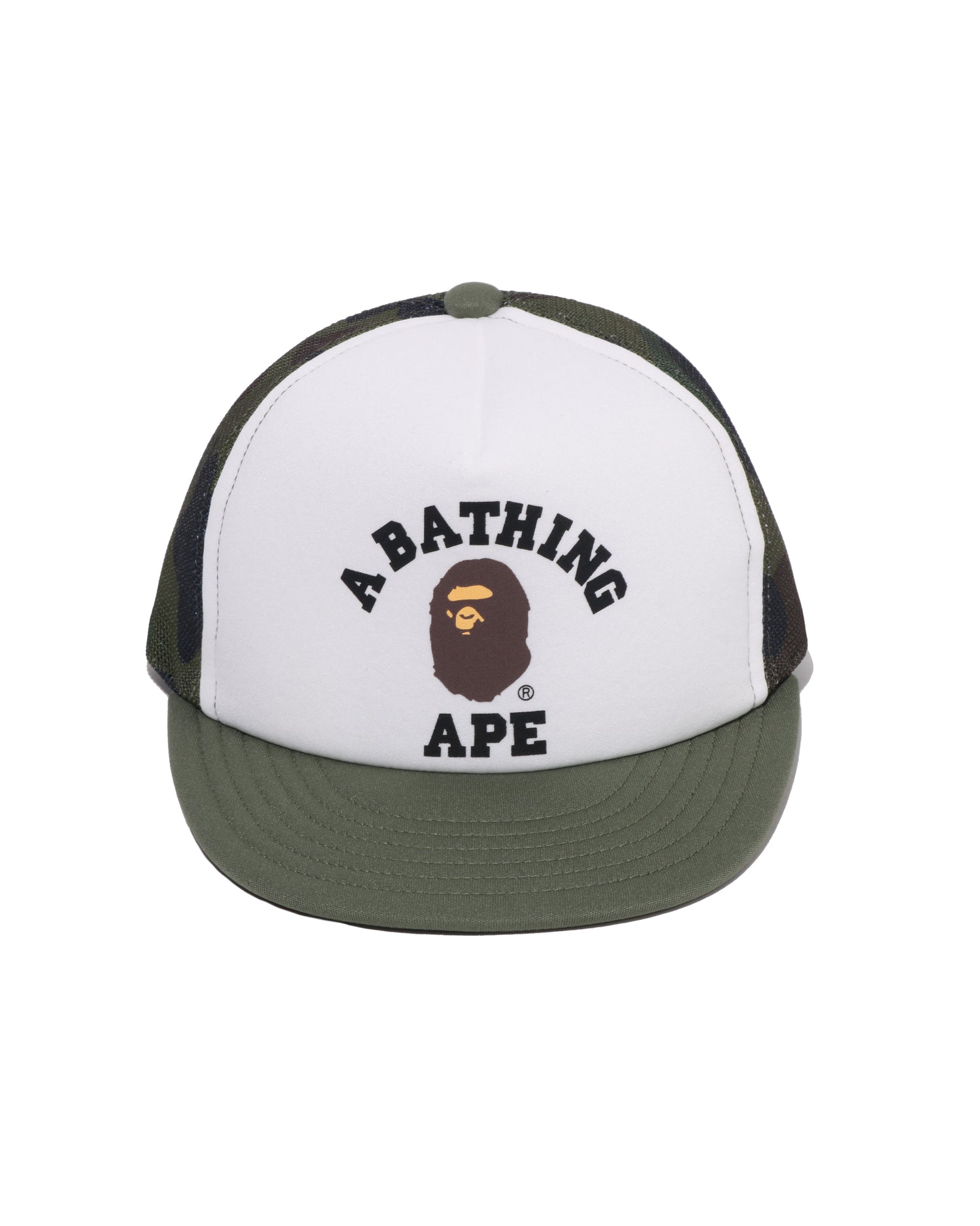 A BATHING APE® Kids 1st Camo College Mesh Cap | Bape official