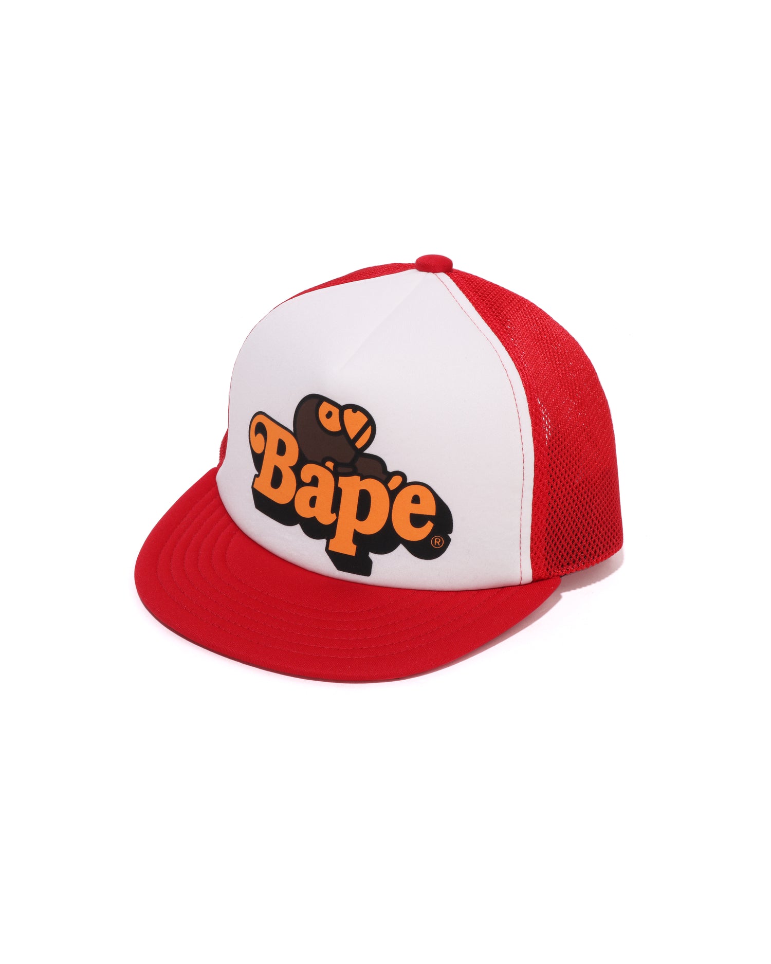A BATHING APE® Kids Milo On BAPE Mesh Cap | Bape official