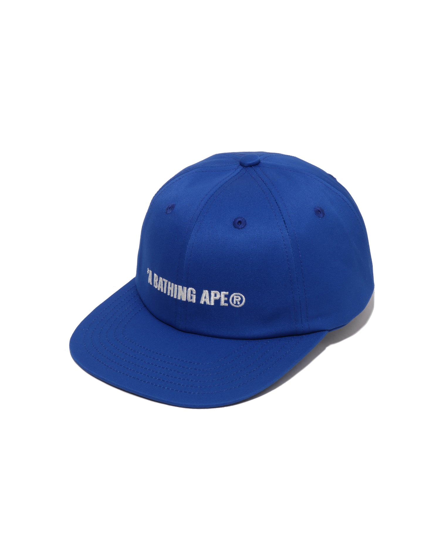 A BATHING APE 青キャップ　APE bape A BATHING APE® Logo Panel Cap | Bape official website – INT.BAPE.COM