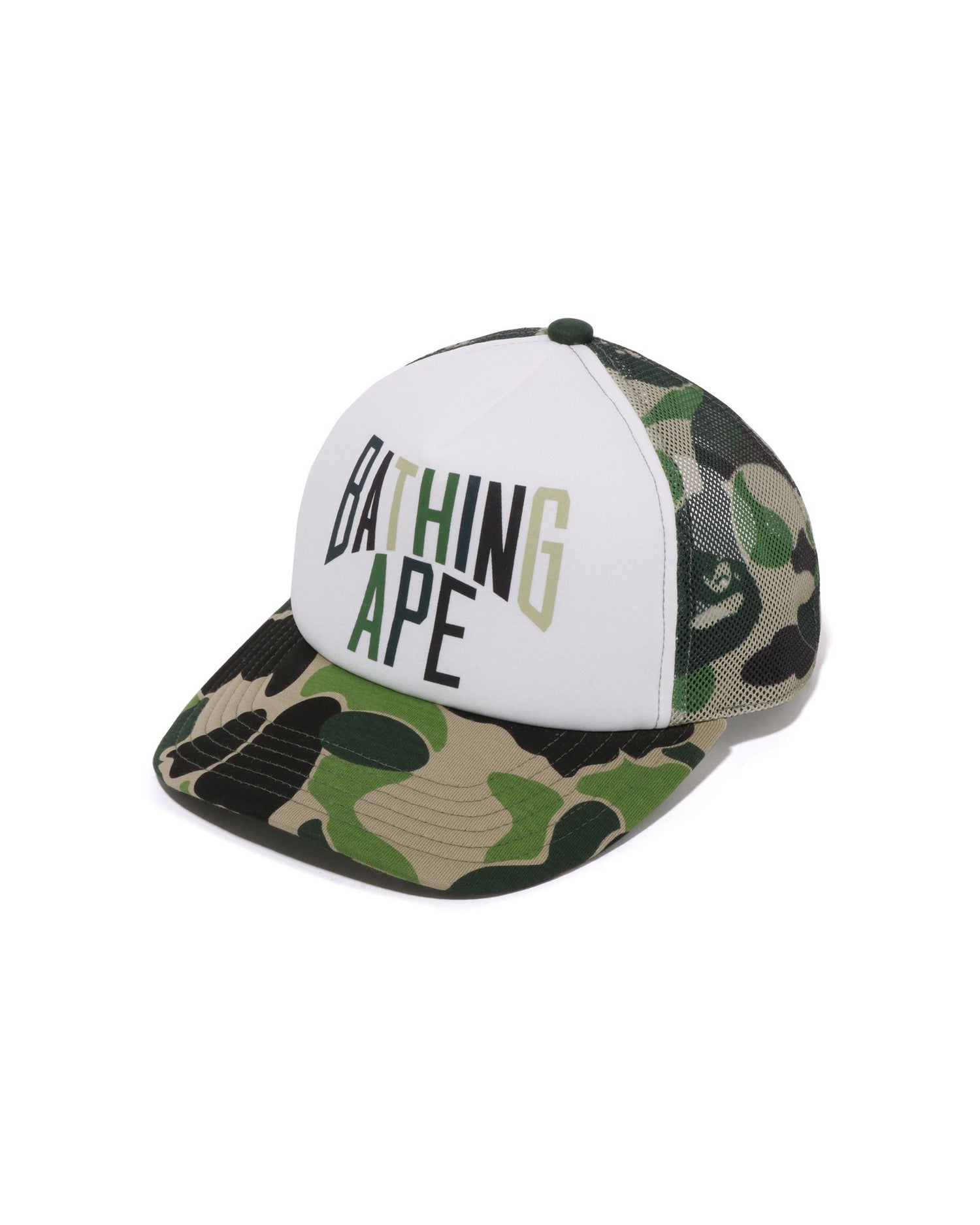 A BATHING APE® Abc Camo Nyc Logo Mesh Cap | Bape official