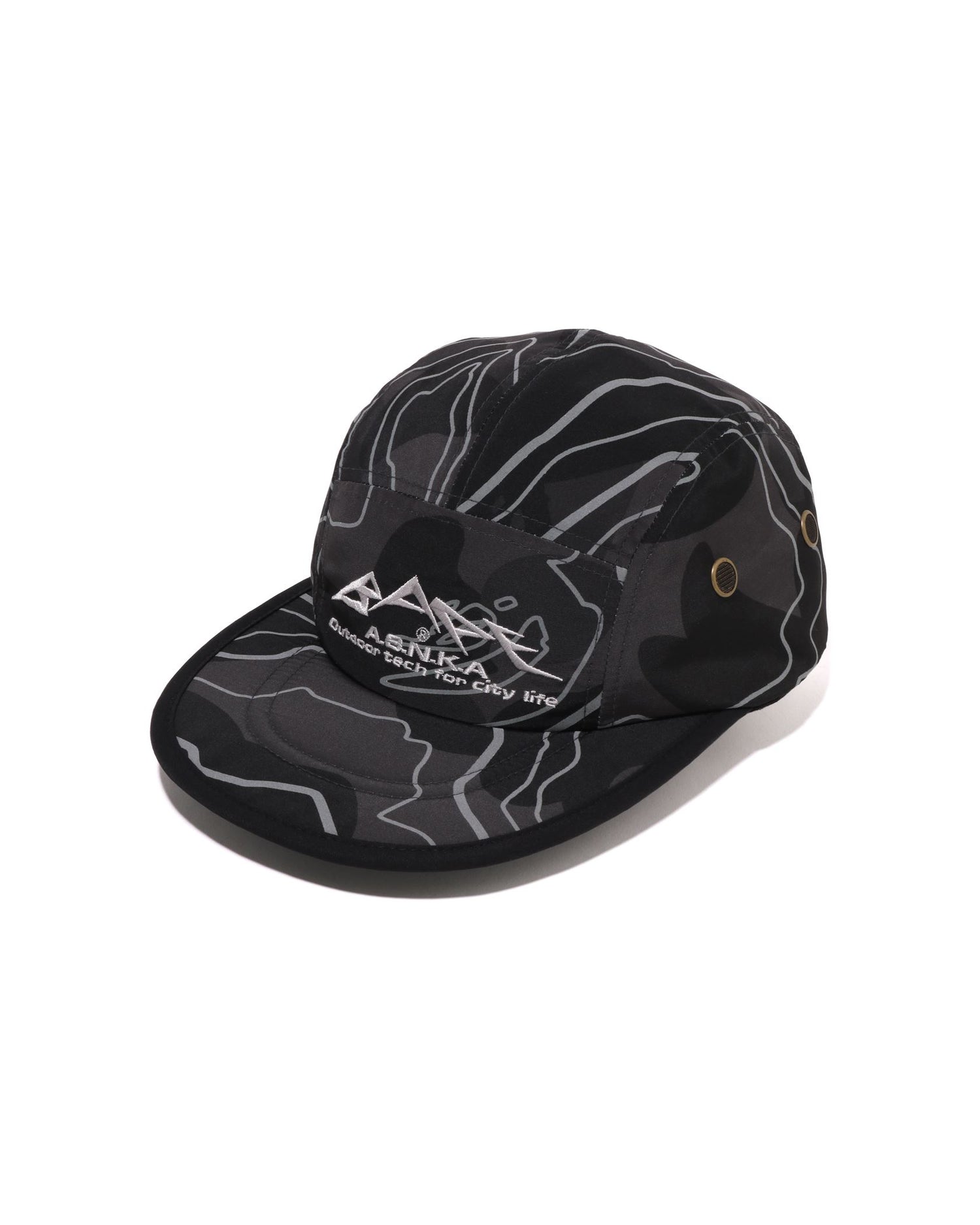 A BATHING APE エイプ CAMO MILITARY HAT A BATHING APE® Layered Line Camo Jet Cap | Bape official