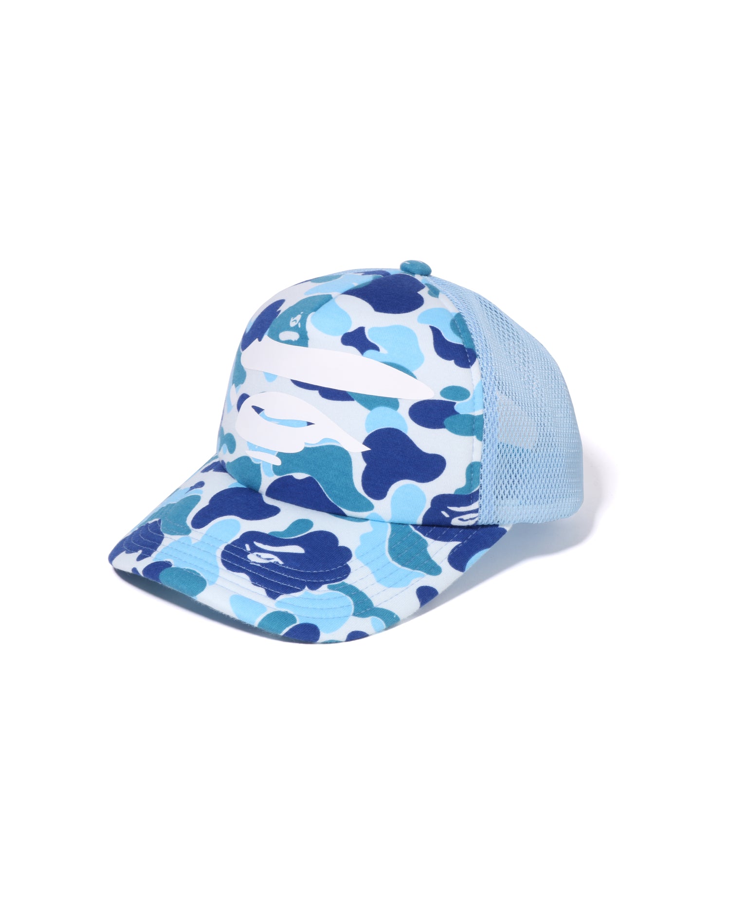 A BATHING APE® ABC Camo Ape Face Mesh Cap | Bape official