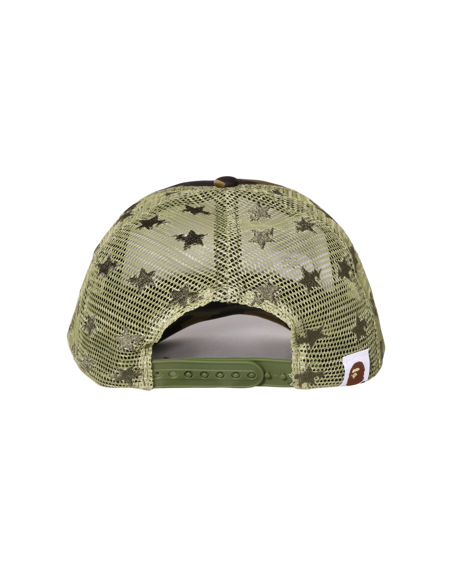 A BATHING APE® 1st Camo Crystal Stone BAPE STA Logo Mesh Cap