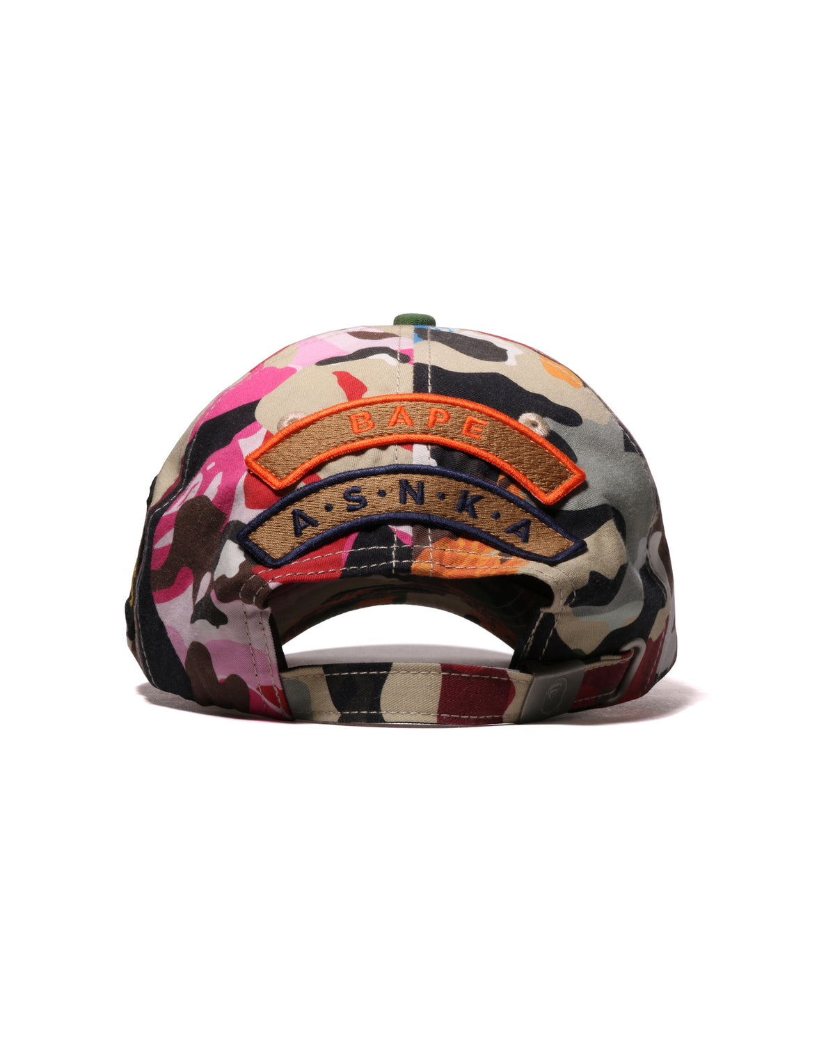 A BATHING APE® Hybird Camo Multi Logo Cap