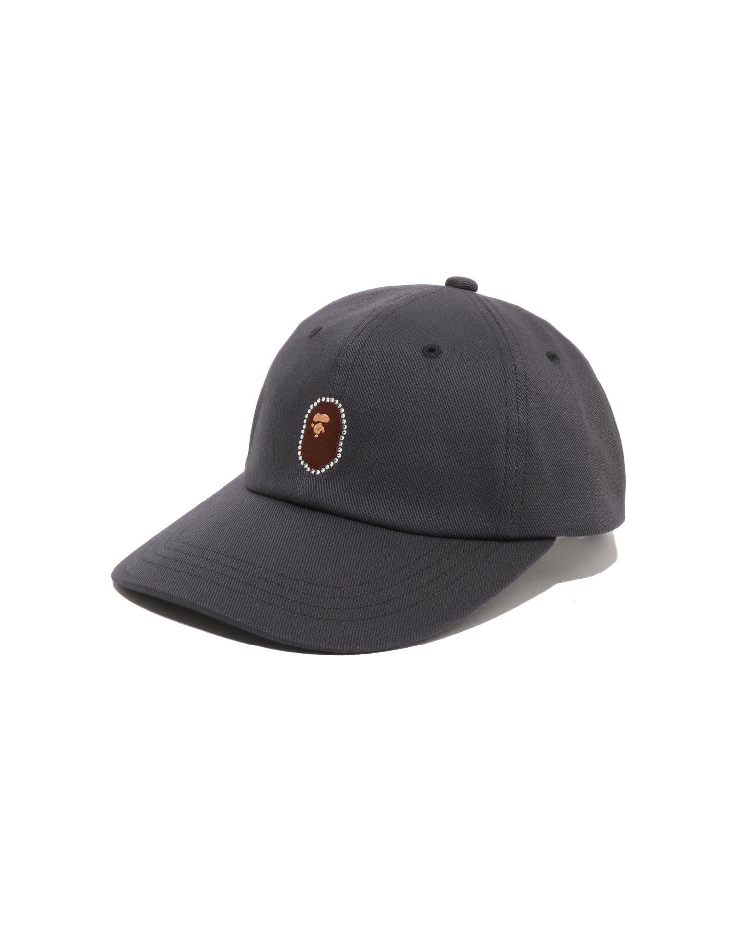 A BATHING APE® Crystal Stone Ape Head Panel Cap | Bape official