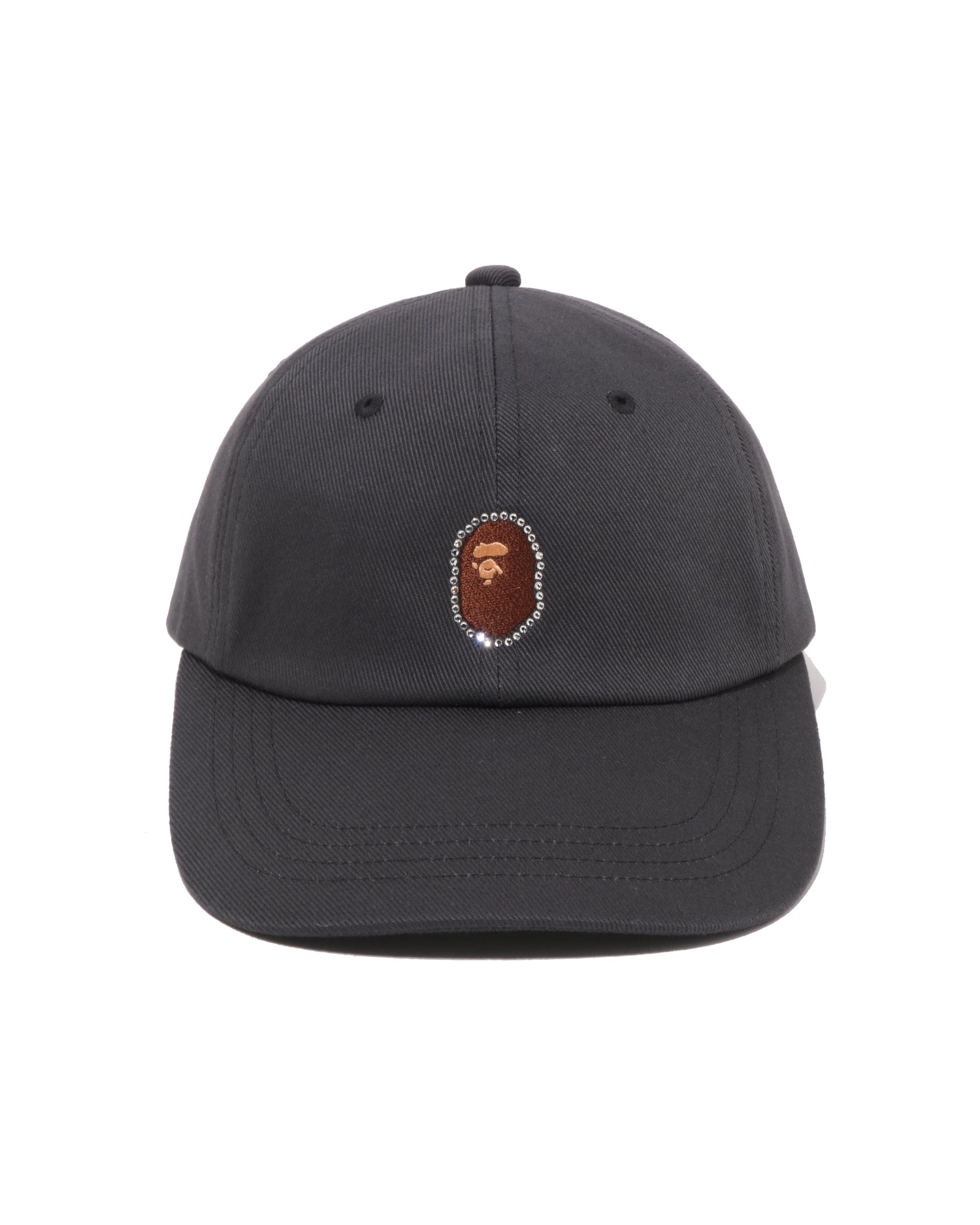 A BATHING APE® Crystal Stone Ape Head Panel Cap | Bape official