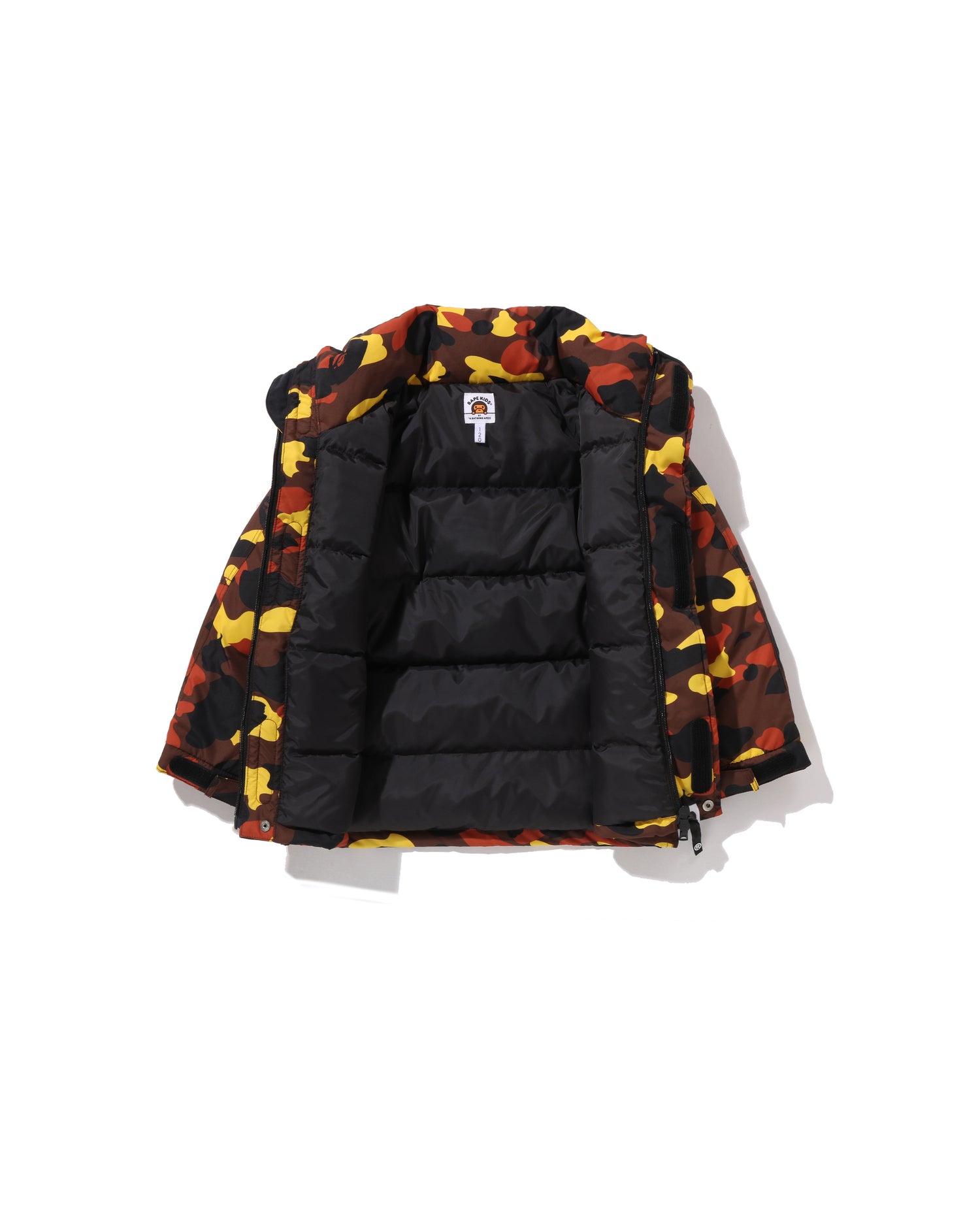 A BATHING APE® Kids 1st Camo Snowboard Down Jacket | Bape official