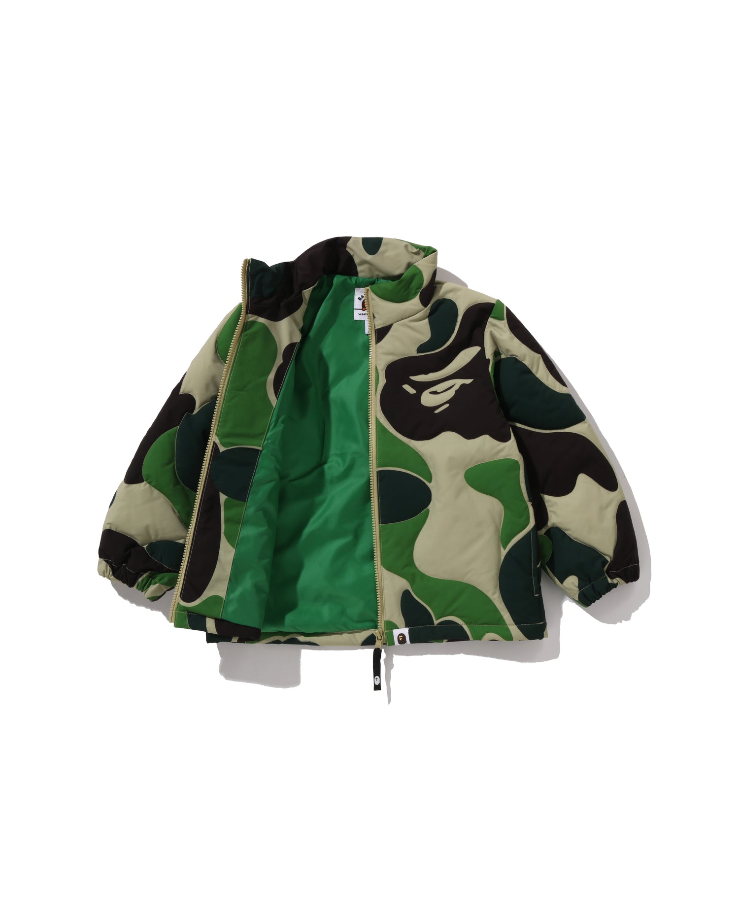 BAPE 迷彩ジャケット 110サイズ A BATHING APE® Kids Abc Camo Stitching Down Jacket | Bape