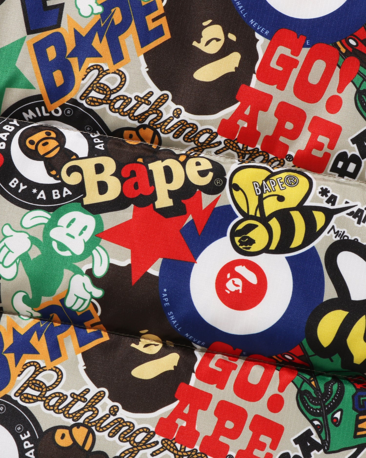 A BATHING APE® Kids BAPE Milo Assorted Down Jacket | Bape official