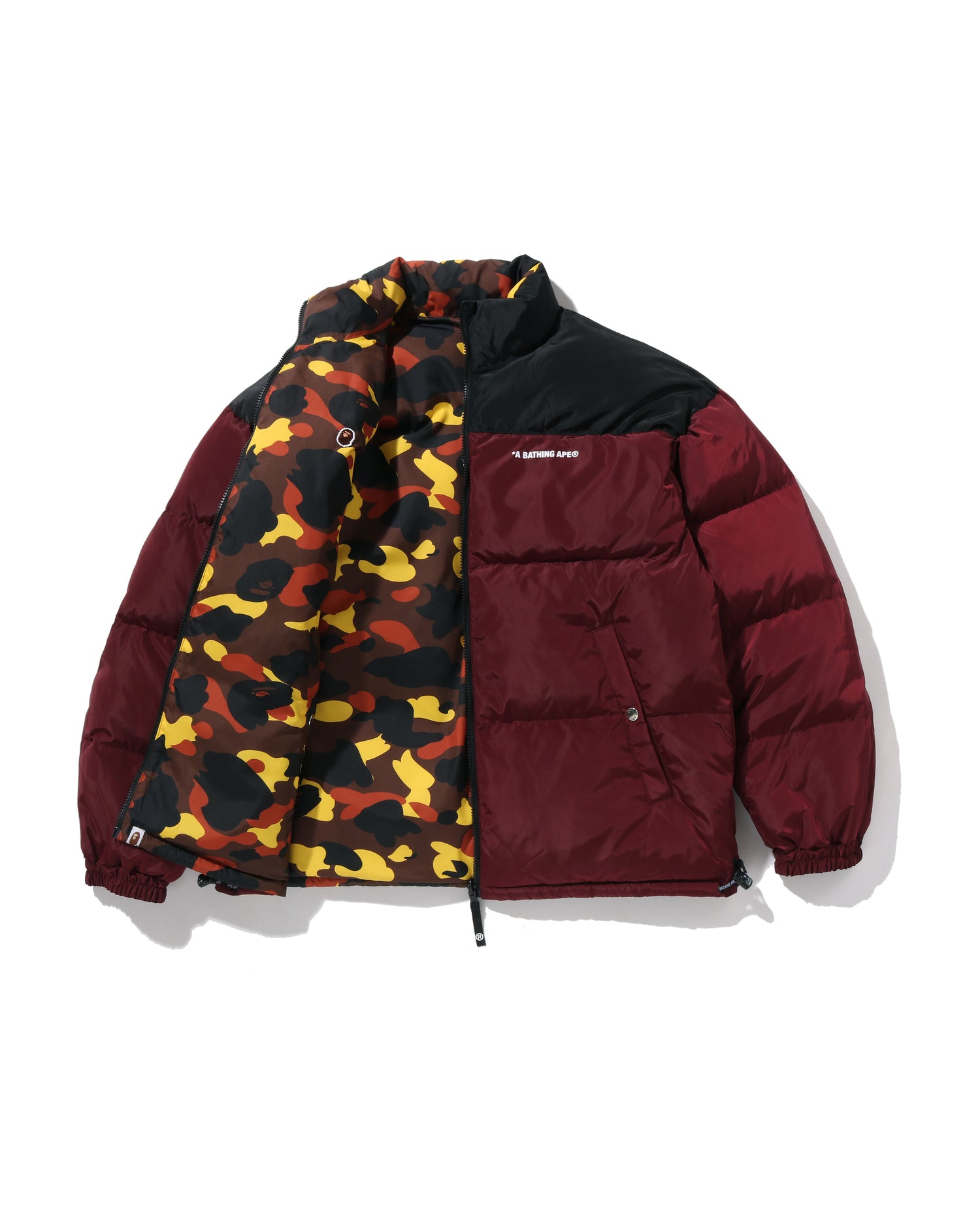 A BATHING APE® 1st Camo Reversible Down Jacket | Bape official