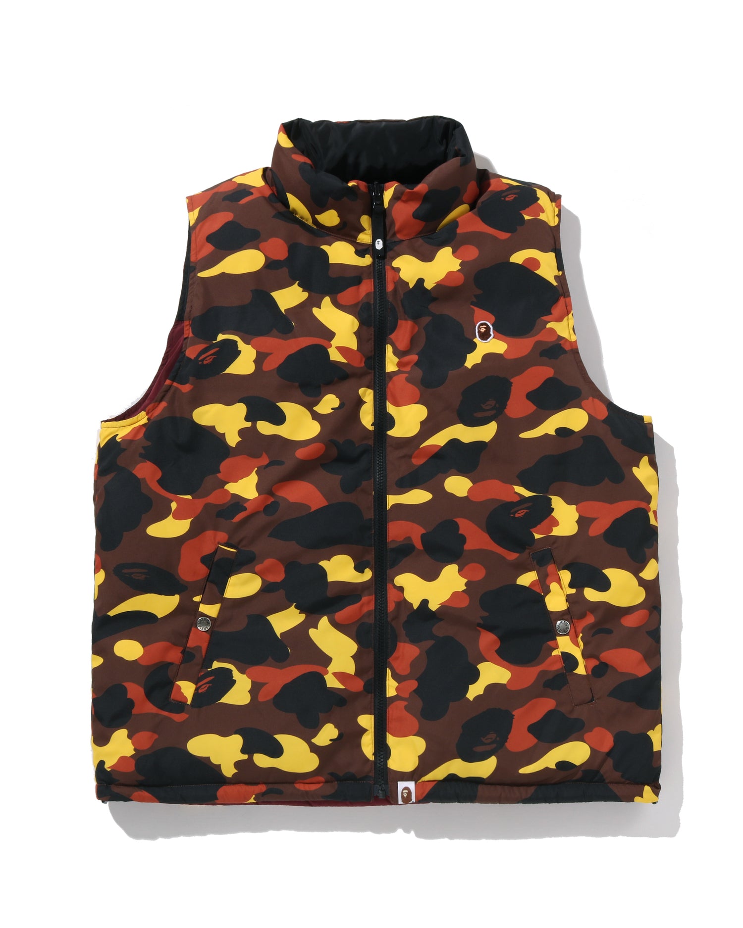 A BATHING APE BAPE DOWN VEST CAMO リバーシブル A BATHING APE® 1st Camo Reversible Down Vest | Bape official