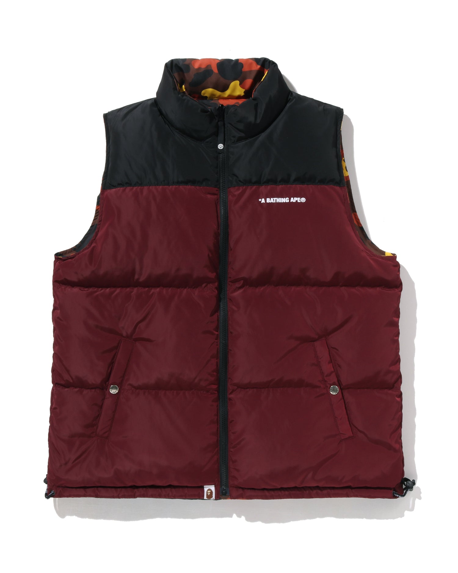 A BATHING APE リバーシブルベスト 6852 A BATHING APE® 1st Camo Reversible Down Vest | Bape official