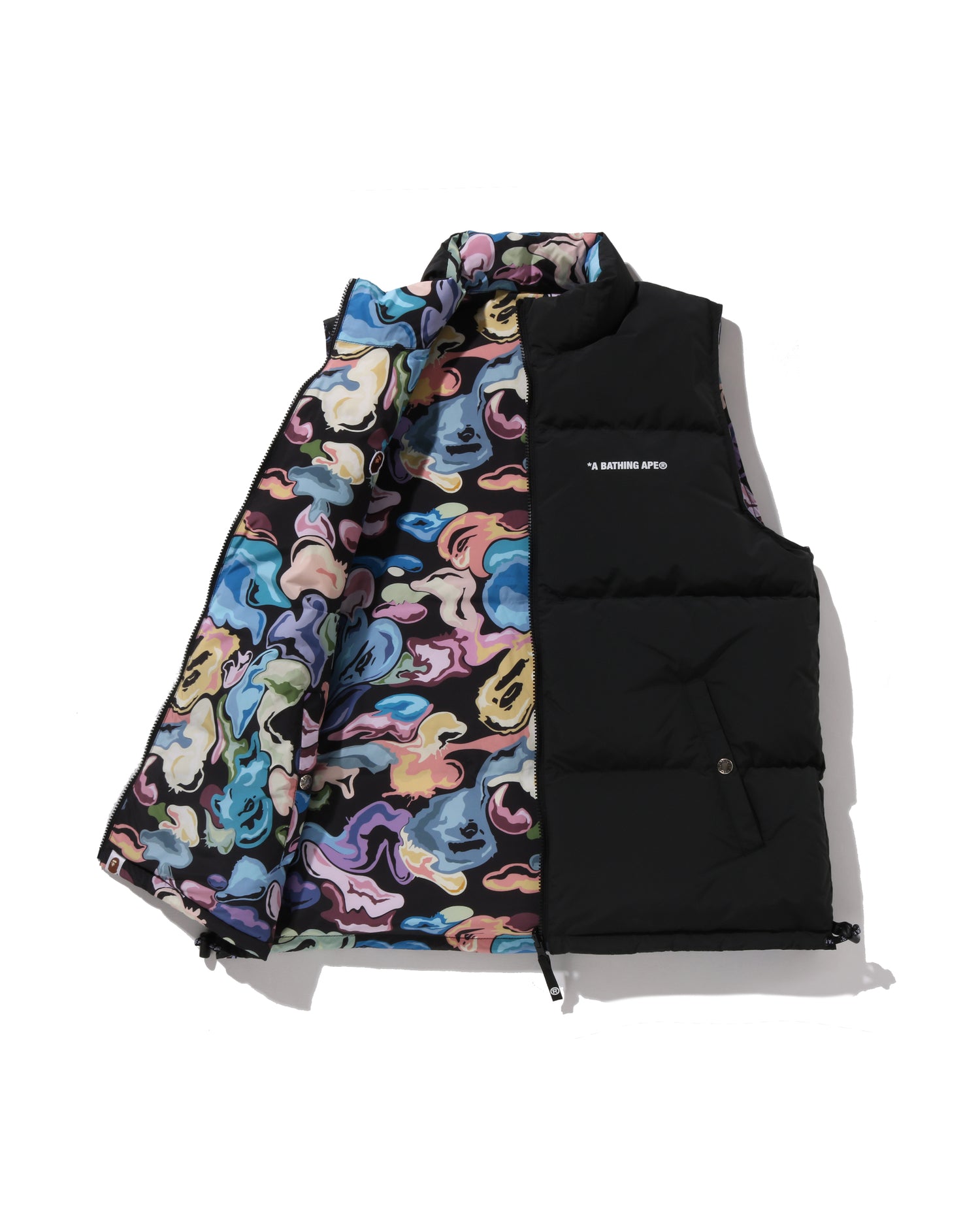 ジャケット・アウター A BATHING APE / reversible down vest A BATHING APE® Art Camo Reversible Down Vest | Bape official