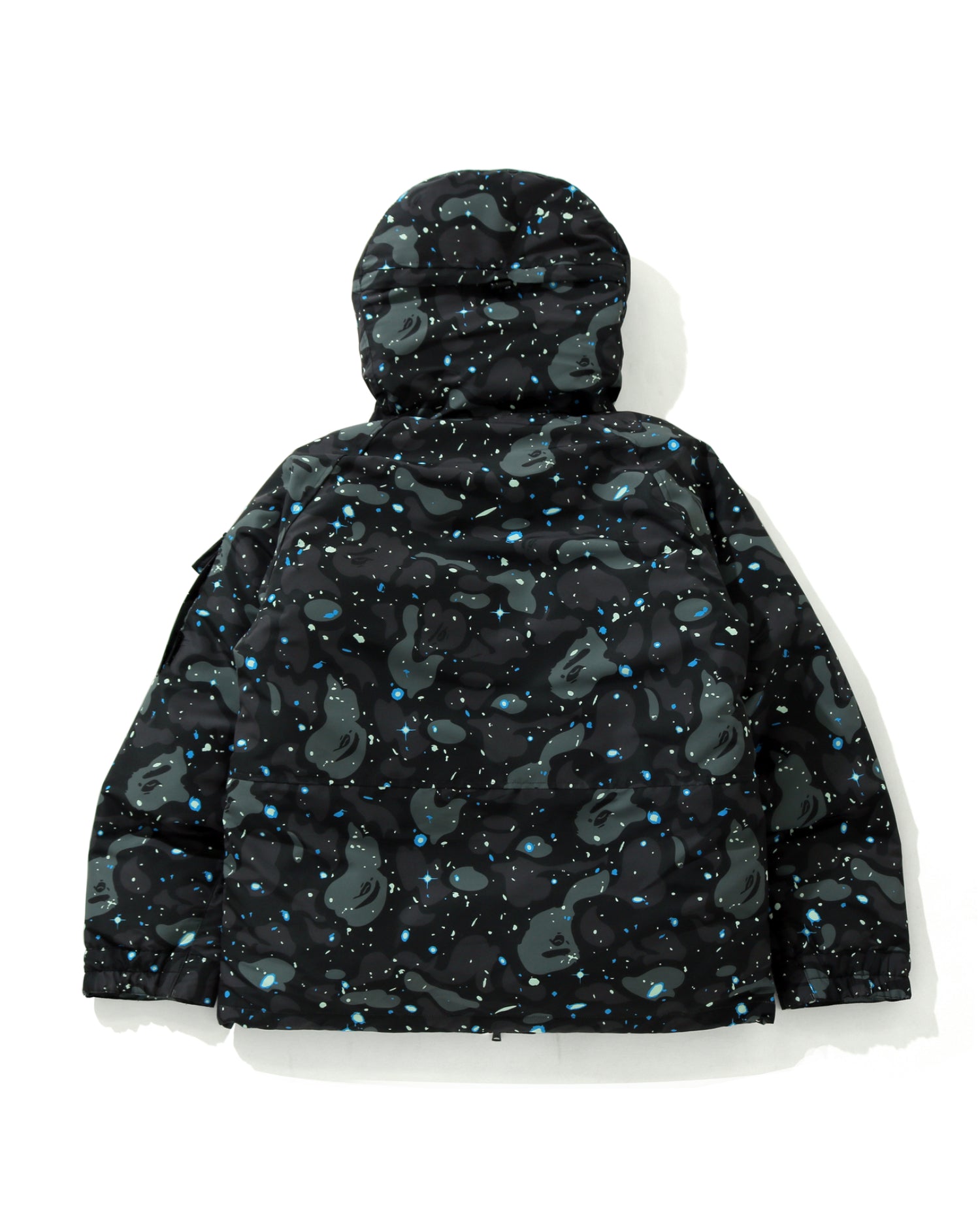 Space Camo Military Loose Fit Hoodie Down Jacket