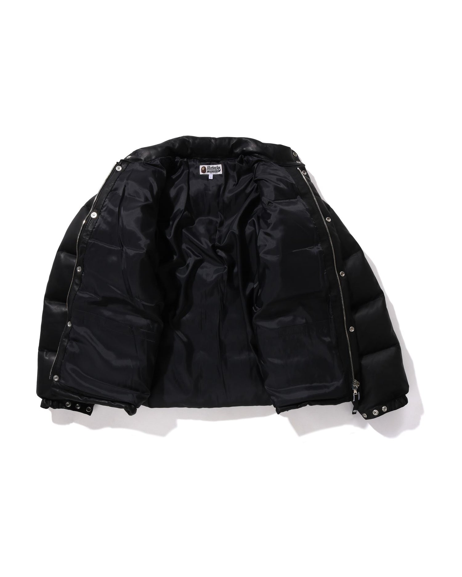 Bape leather classic down jacket online