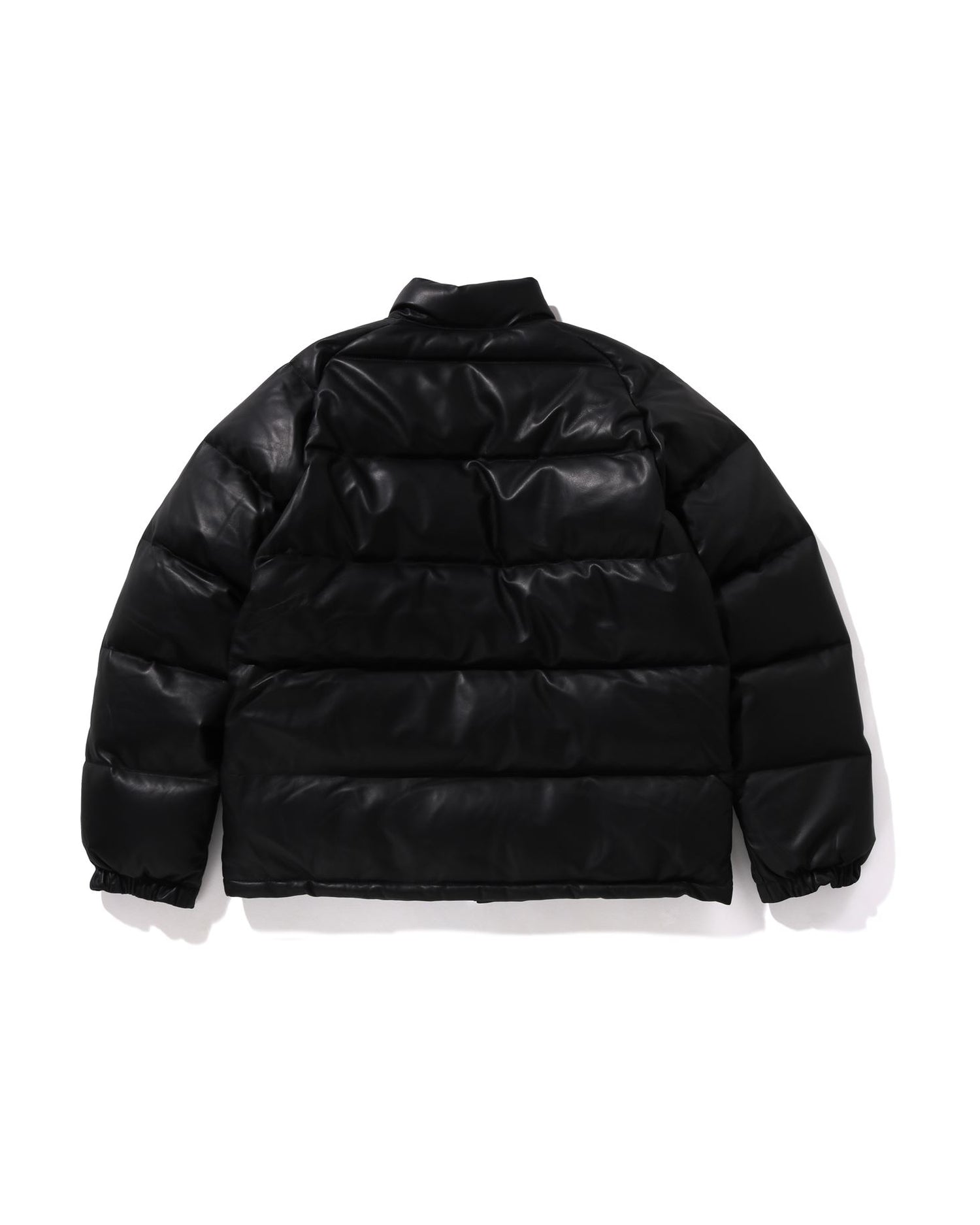 Bape leather down jacket online