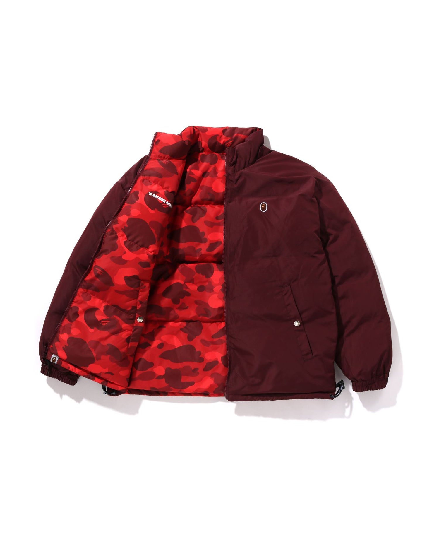 ジャケット・アウター BAPE ABC CAMO REVERSIBLE DOWN JACKET L Authentic a bathing ape bape abc camo reversible down jacket