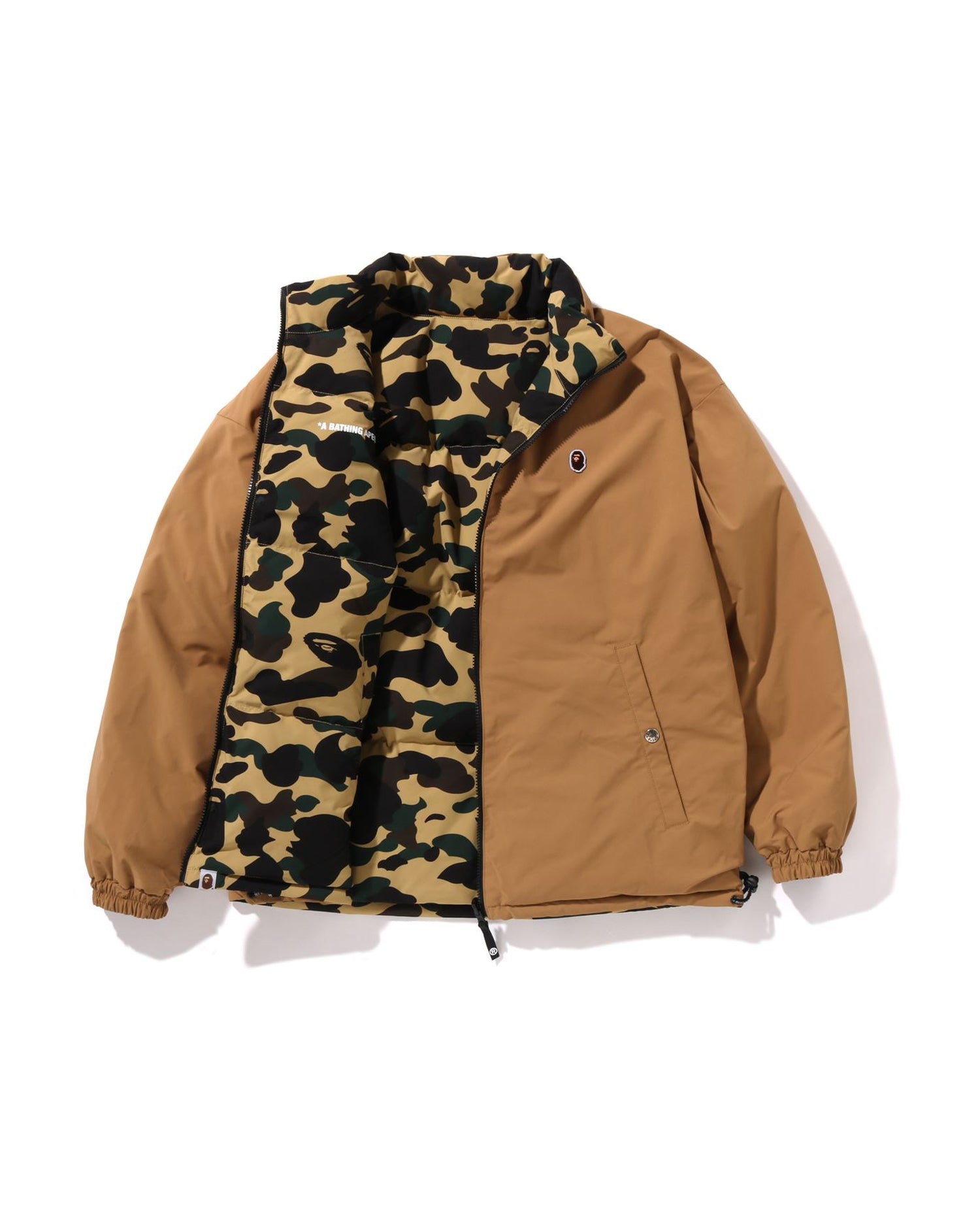 Bape orange jacket best sale