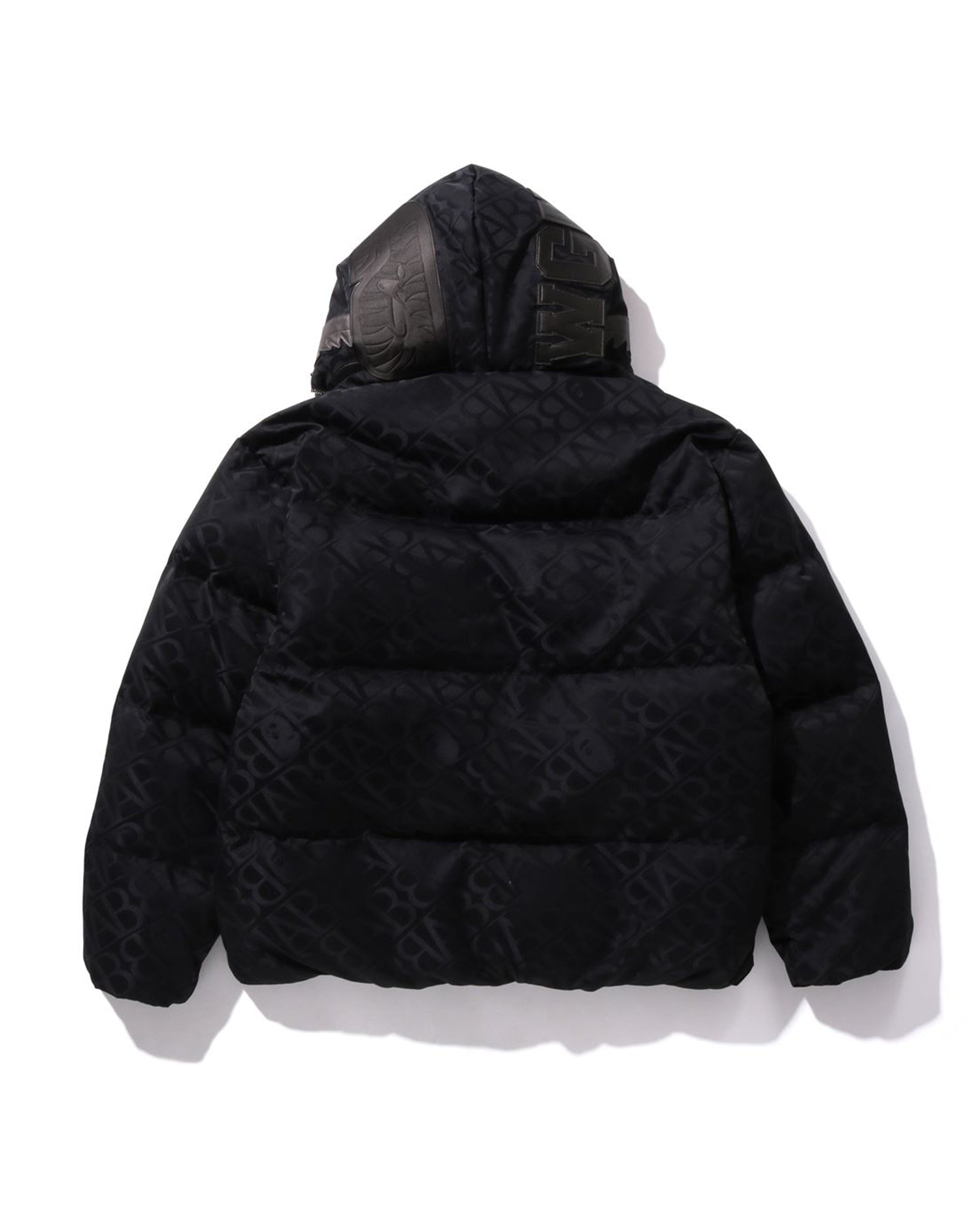 A BATHING APE® Sport Monogram Shark Hoodie Puffer Down Jacket