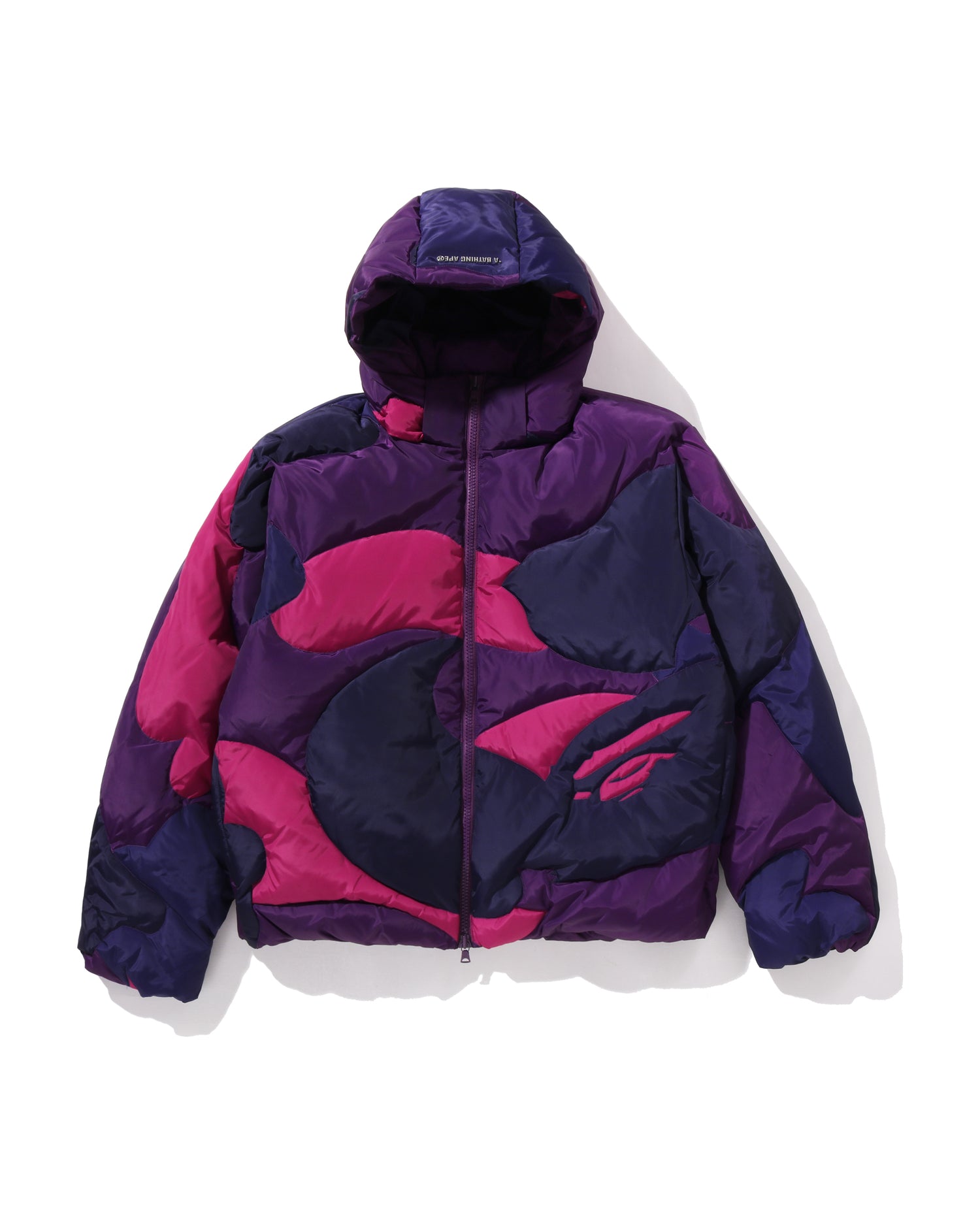 A BATHING APE® Mega Color Camo Quilted Down Jacket | Bape official