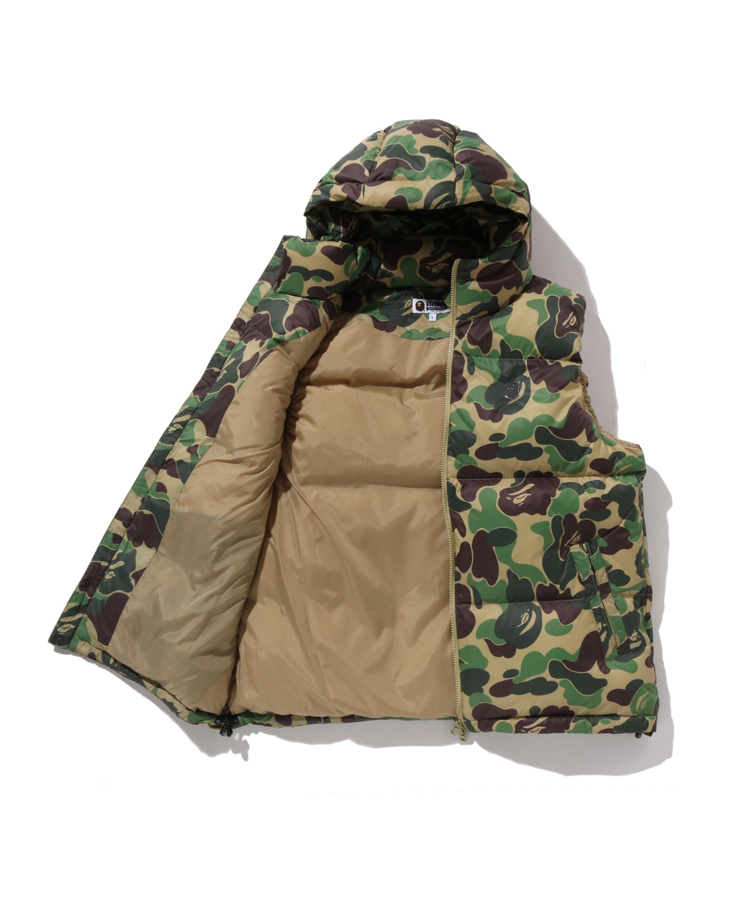 ジャケット・アウター Bape ABC CAMO REVERSIBLE DOWN VEST ABC Camo Reversible Down Vest - Green – LOADED