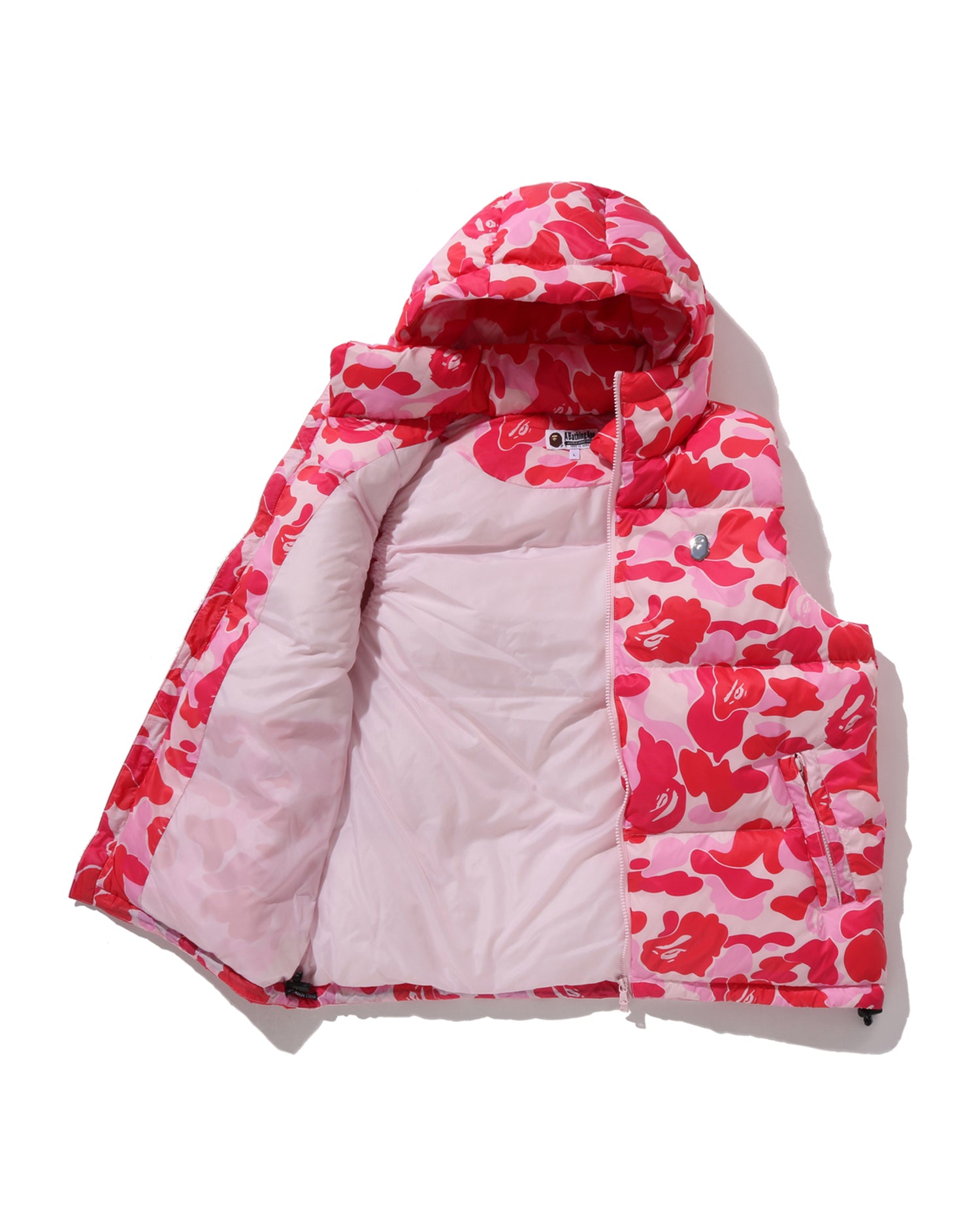 ジャケット・アウター BAPE ABC CAMO REVERSIBLE DOWN VEST PINK s-l1200.jpg