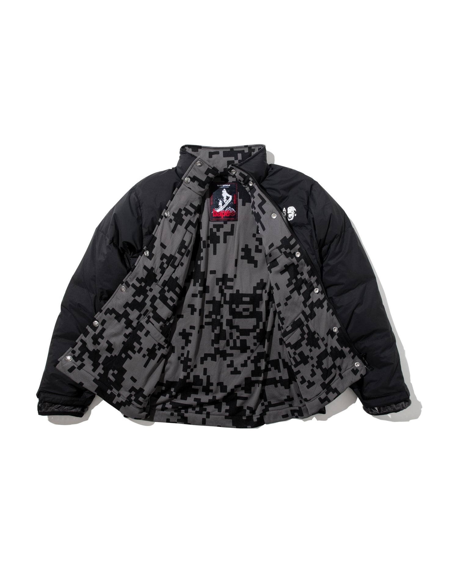 A BATHING APE® BAPE By Kazuki Kuraishi Pixelate Camo Reversible