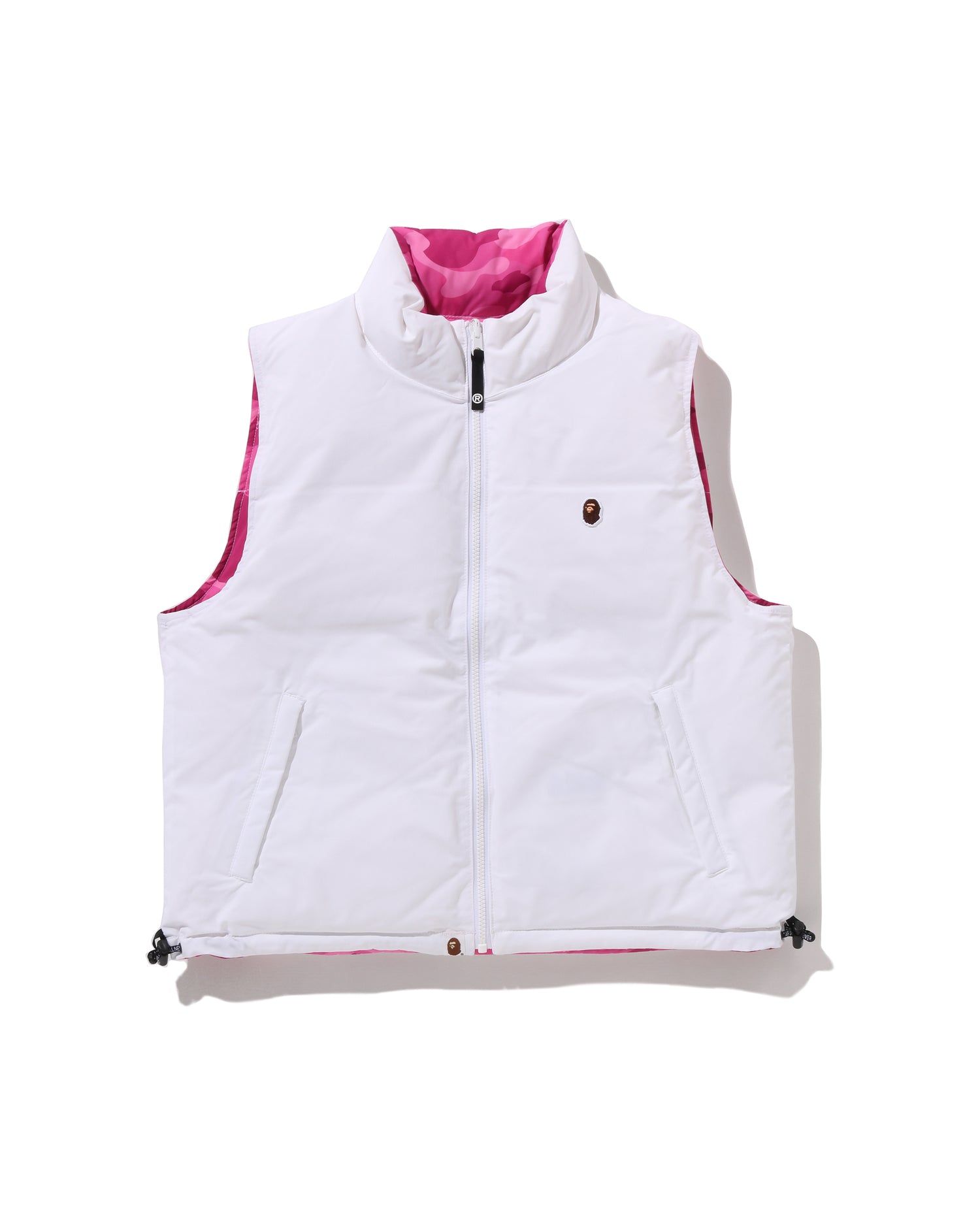A BATHING APE® Color Camo Reversible Down Vest | Bape official