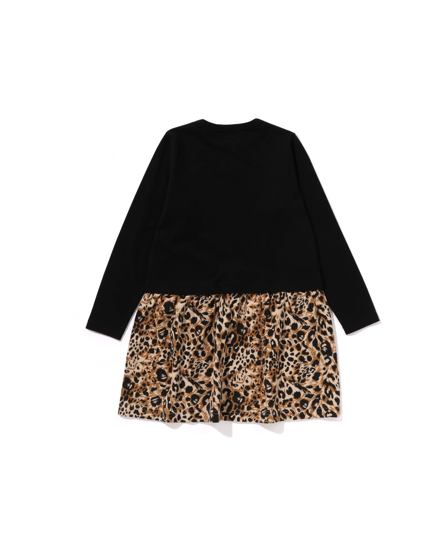 A BATHING APE® Kids Wild Leopard Pattern Milo Pochette Dress