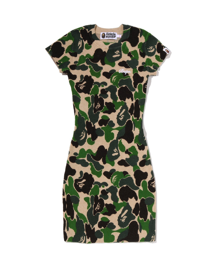 A BATHING APE® ABC Camo BAPE Logo Rib Onepiece