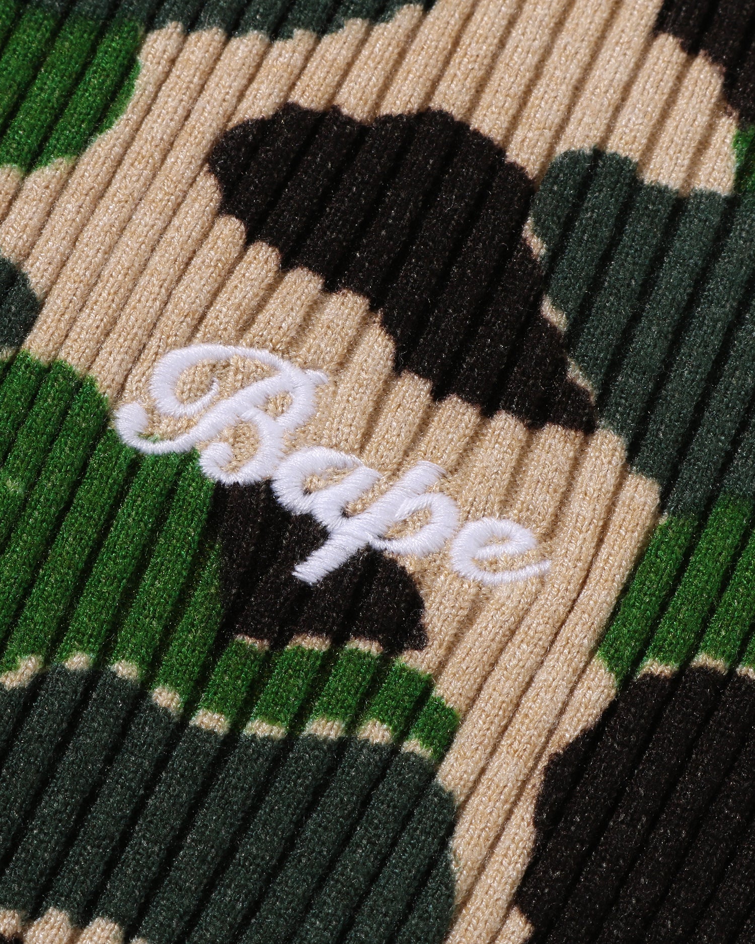 A BATHING APE® ABC Camo BAPE Logo Rib Onepiece | Bape official