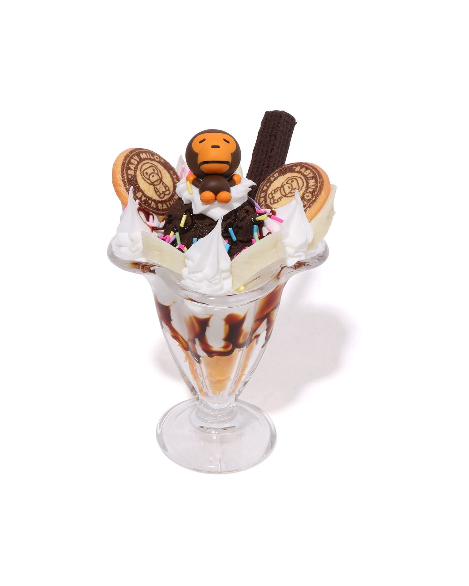 A BATHING APE® Baby Milo Chocolate Banana Sundae Food Sample