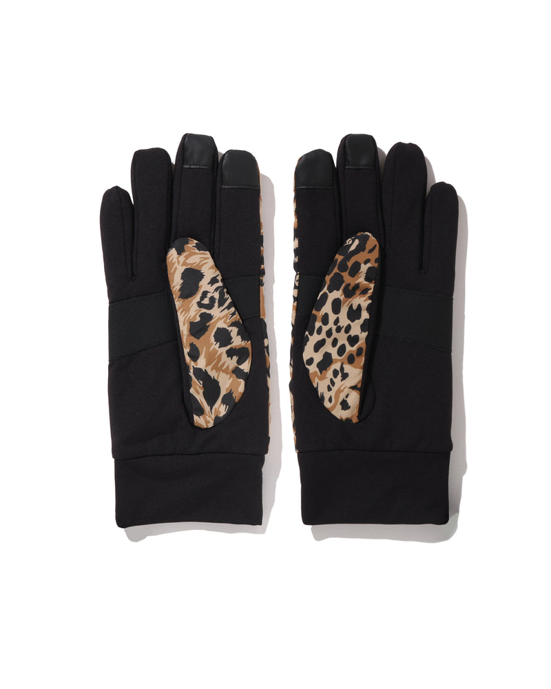 bape handschuhe A BATHING APE® Wild Leopard Pattern Gloves